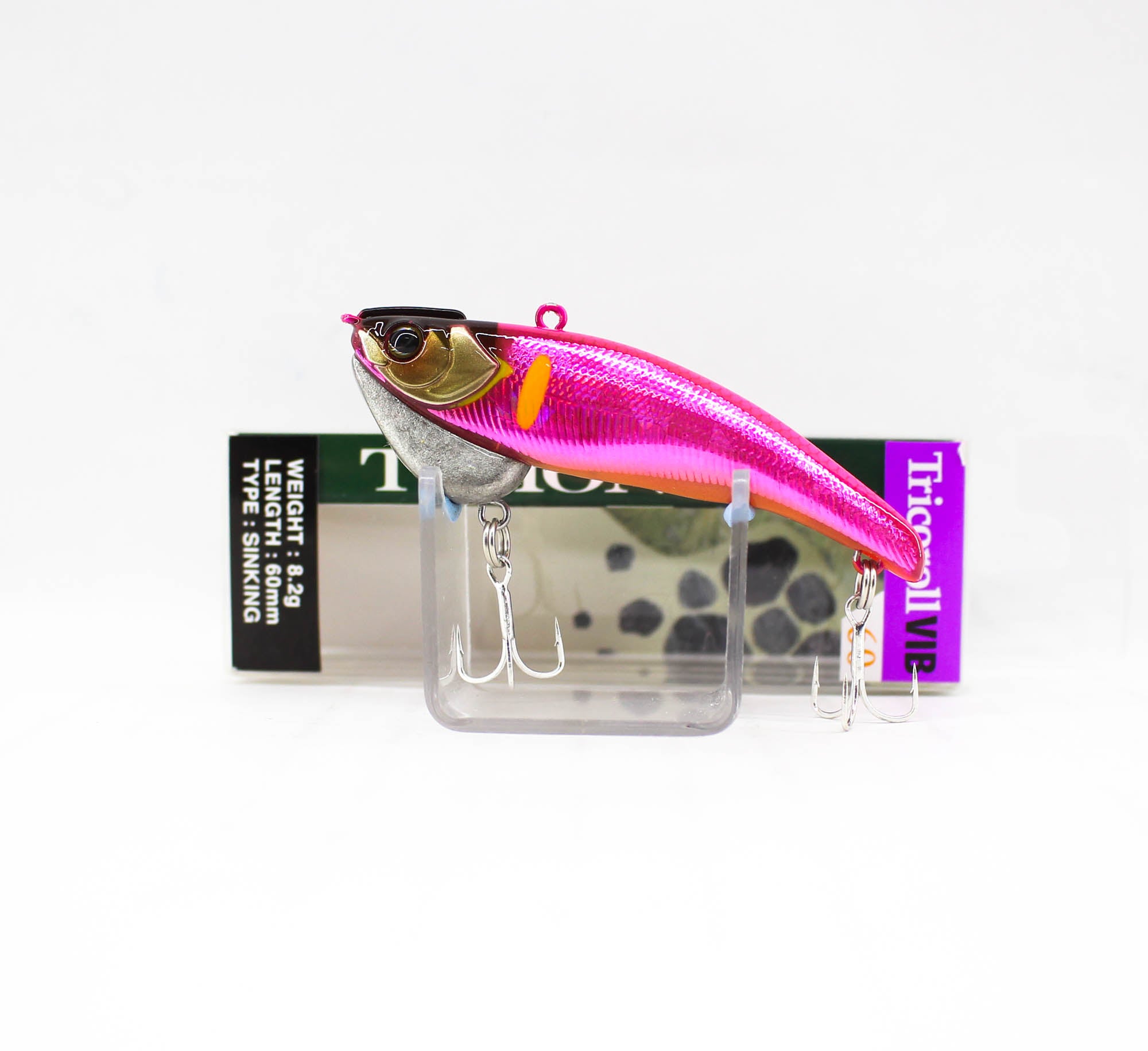 Jackall Timon Tricoroll Vib 60 Sinking Lure Flash Sight Pink (4412)