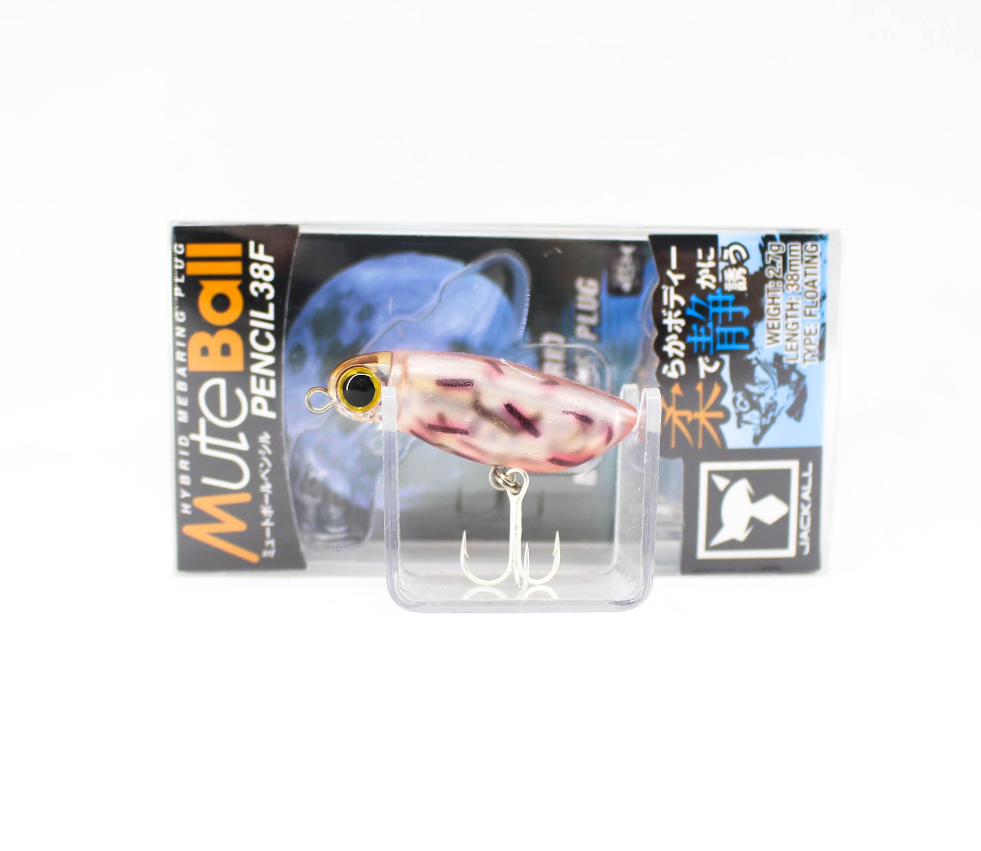 Jackall Mute Ball Pencil 38F Floating Lure Hagure Warekara (4986)