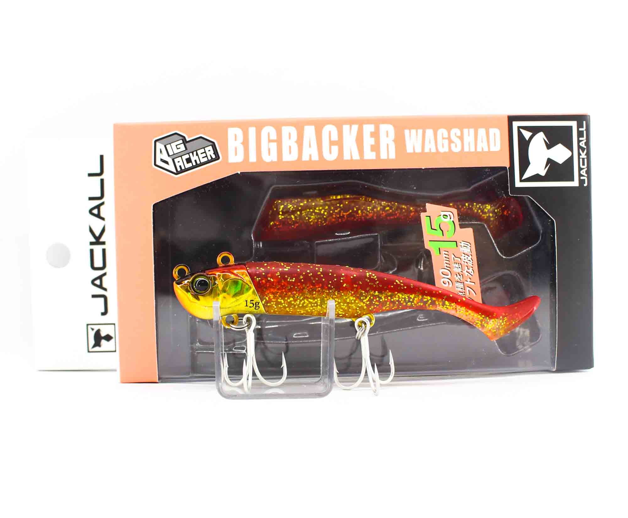 Jackall Big Backer Wagshad 15 grams 90 mm Sinking Lure Red Gold (5372)
