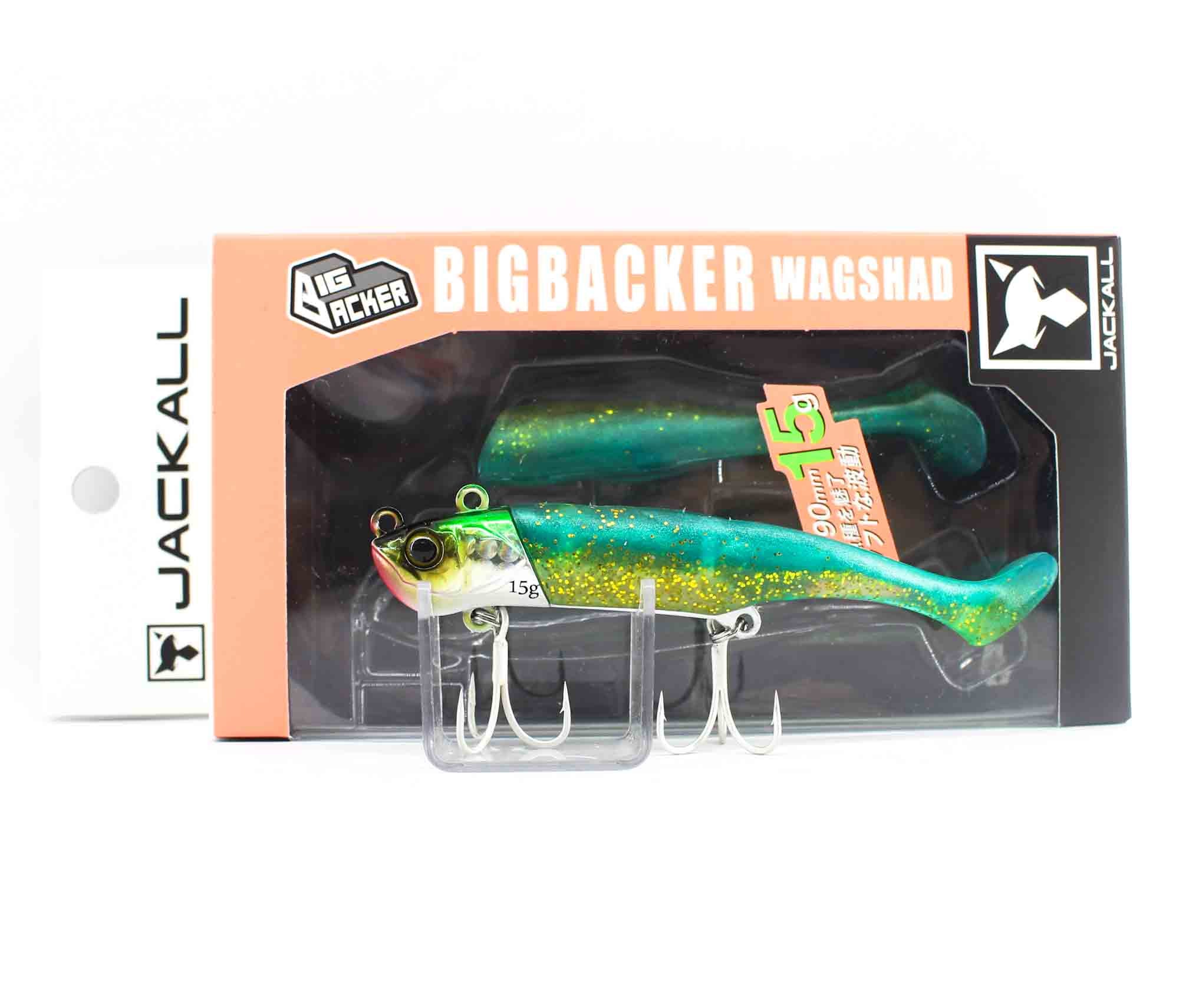 Jackall Big Backer Wagshad 15 grams 90 mm Sinking Lure Jasper Bait (5389)