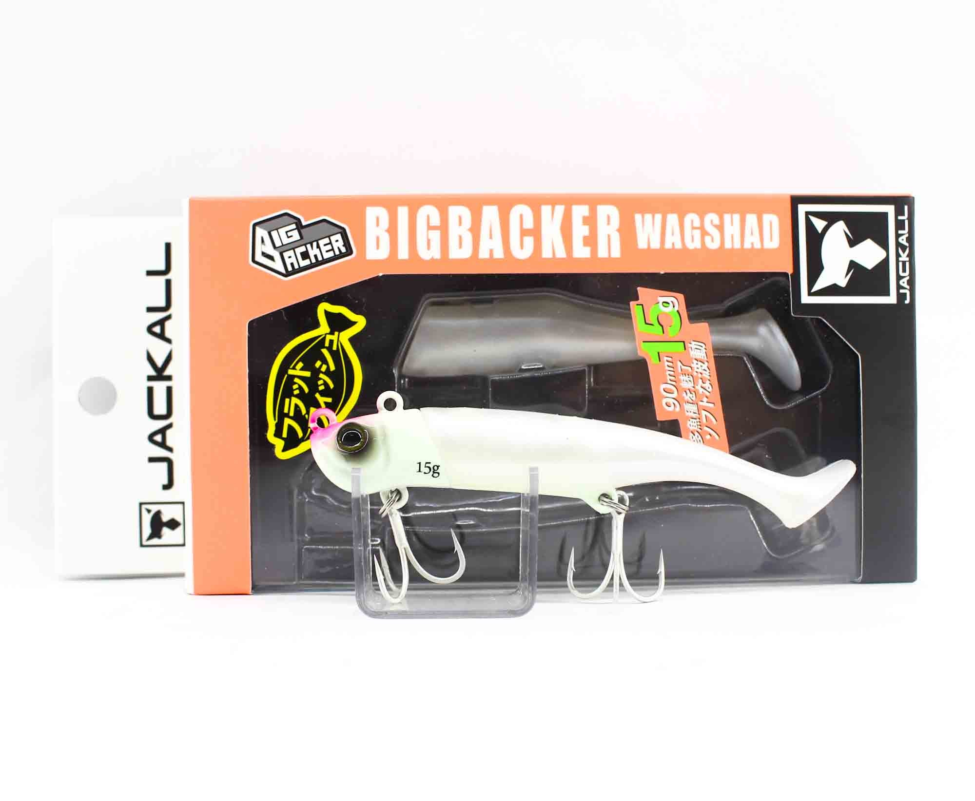 Jackall Big Backer Wagshad 15 grams 90 mm Sinking Lure Pink Glow (5402)