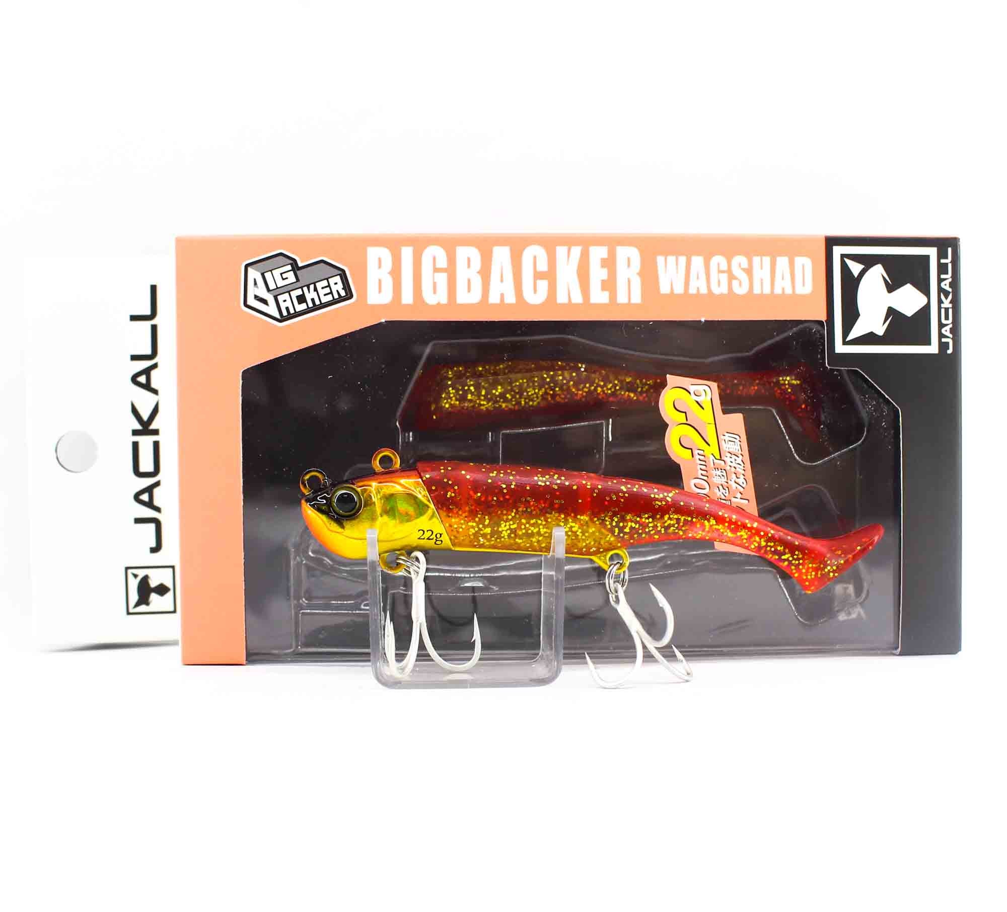 Jackall Big Backer Wagshad 22 grams 90 mm Sinking Lure Red Gold (5457)