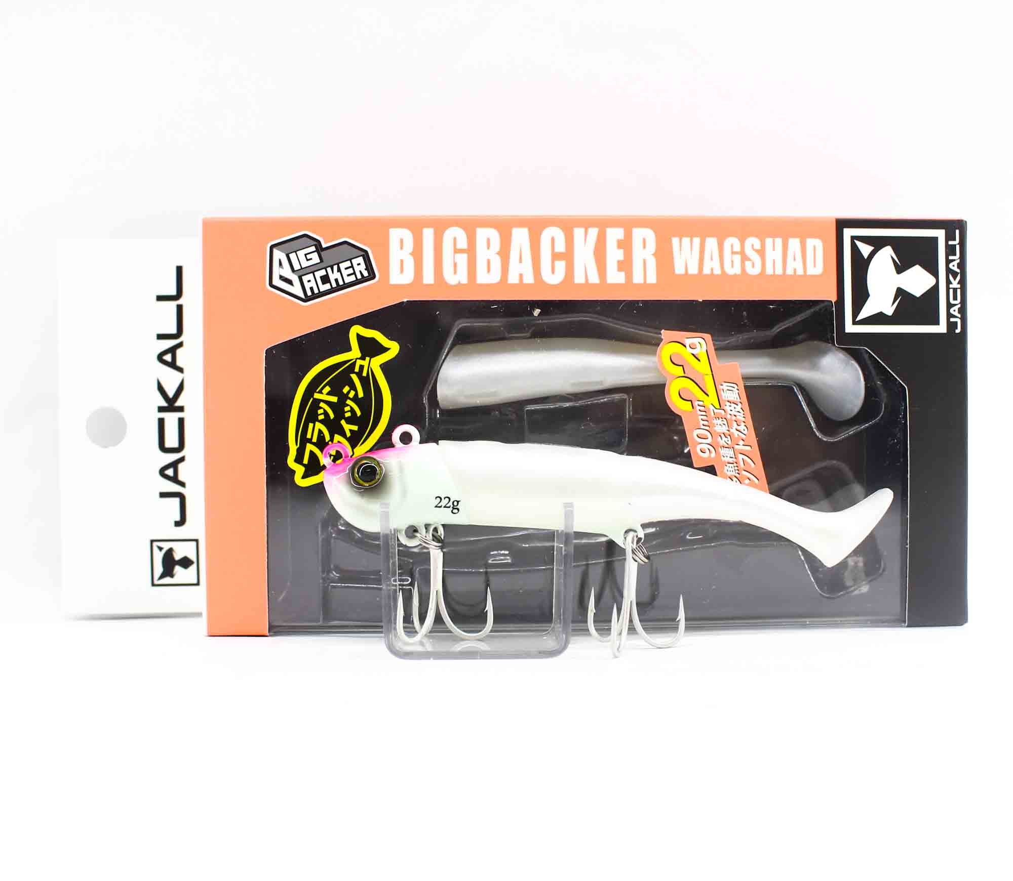 Jackall Big Backer Wagshad 22 grams 90 mm Sinking Lure Pink Glow (5488)