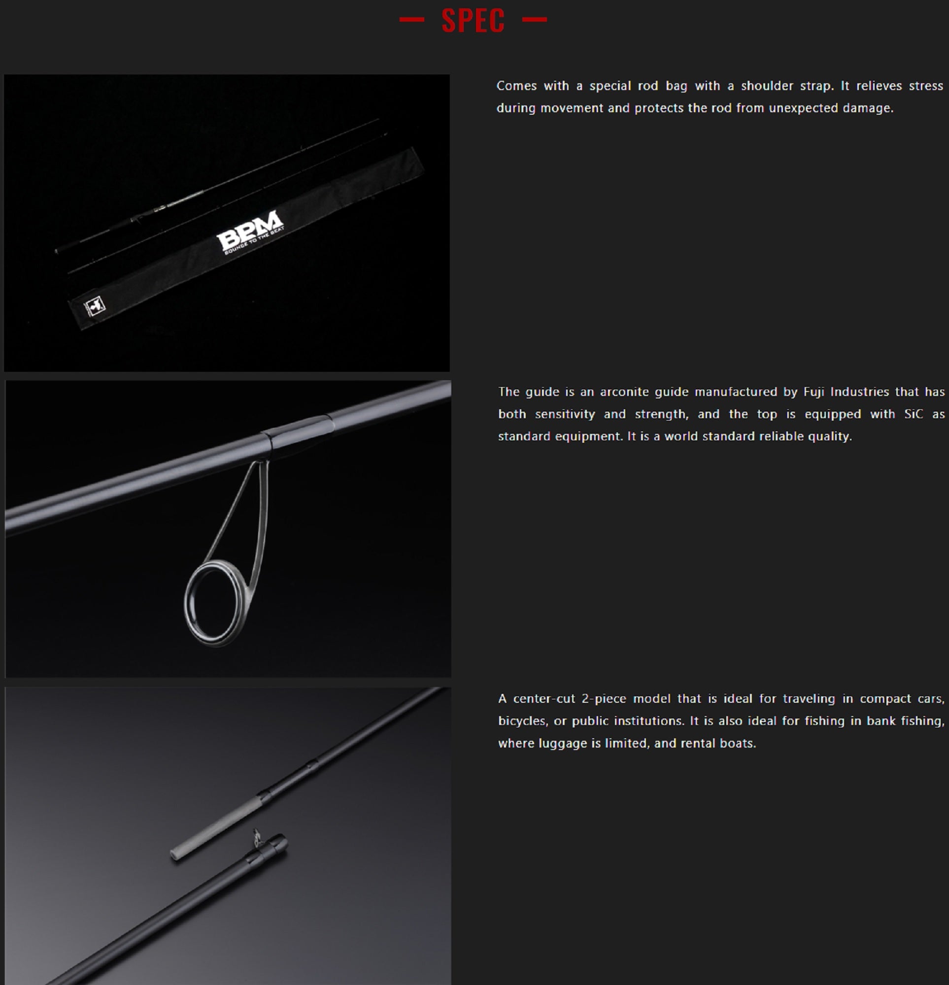 Jackall Rod Baitcast BPM B2-C68MH (5716)