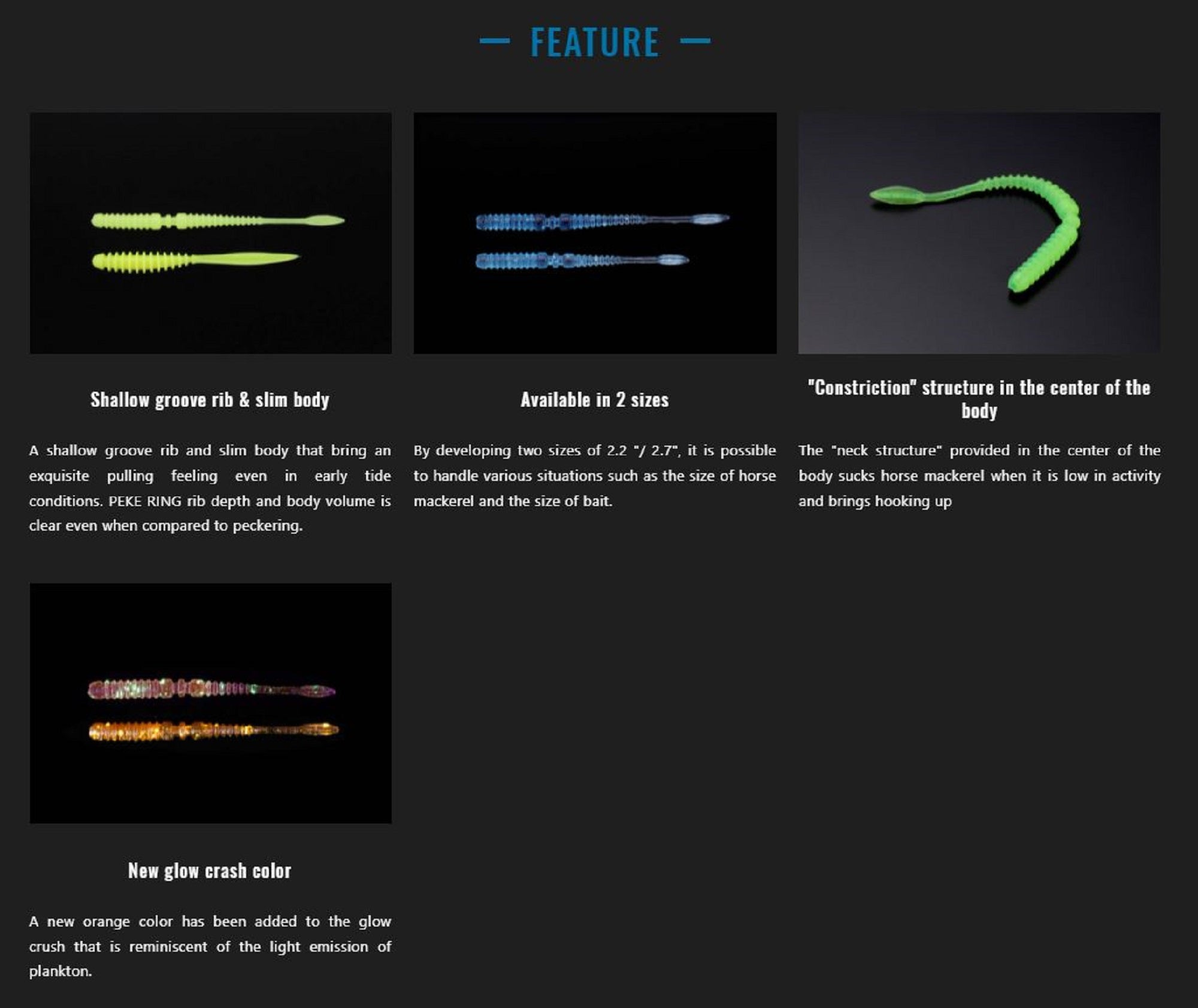 Sale Jackall Soft Lure SW Light Game Peke Ring Tide Max 2.2 Clear HL (6157)