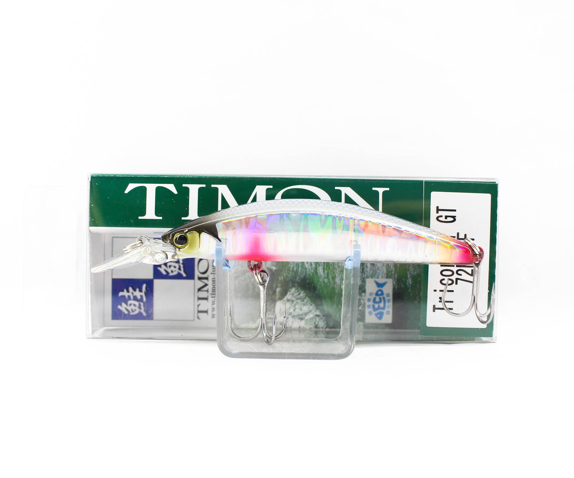 Jackall Timon Tricoroll GT 72 MD-F Floating Lure Ukimizu White Back (7192)
