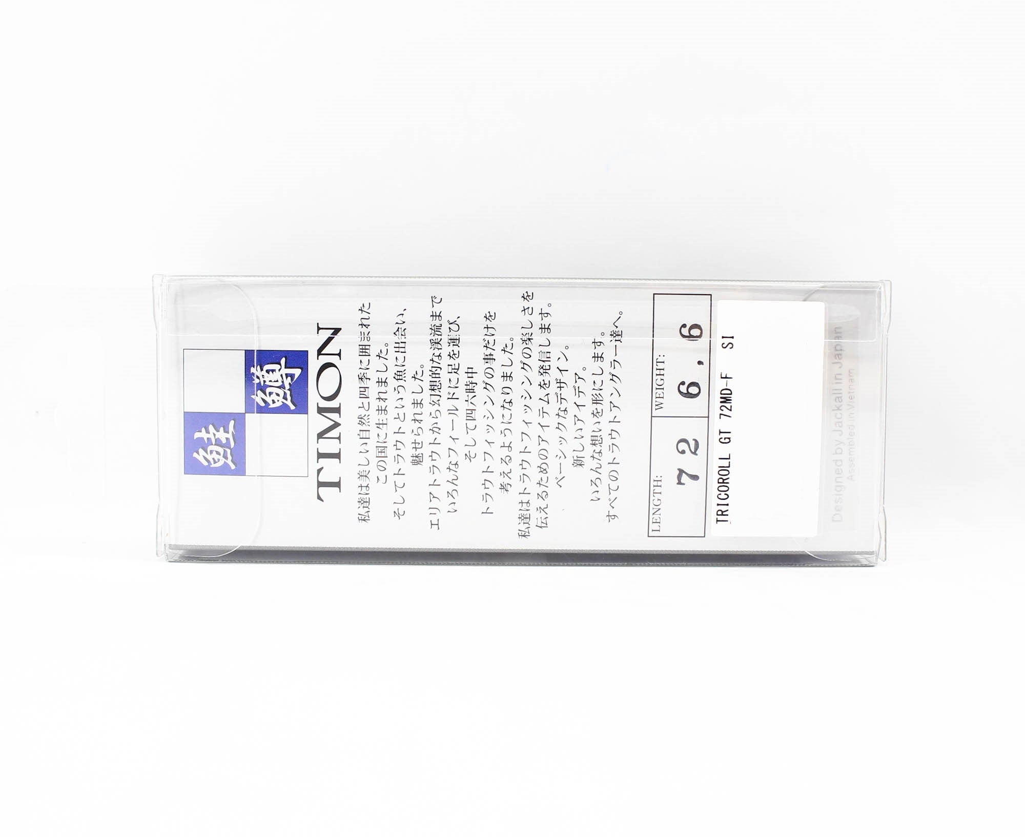 Jackall Timon Tricoroll GT 72 MD-F Floating Lure Ukimizu White Back (7192)