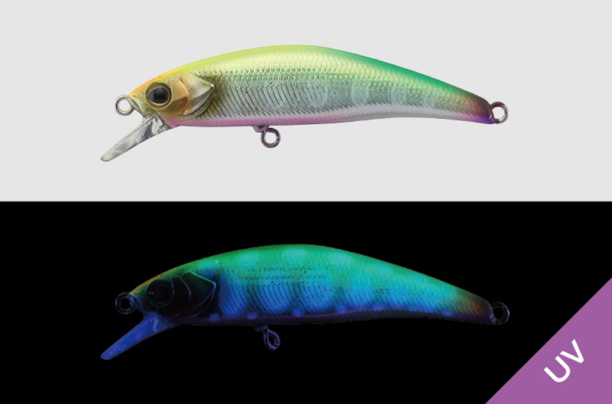 Jackall RGM Tricoroll Ryushin 43 HW Sinking Lure Parallel Chart (8120)