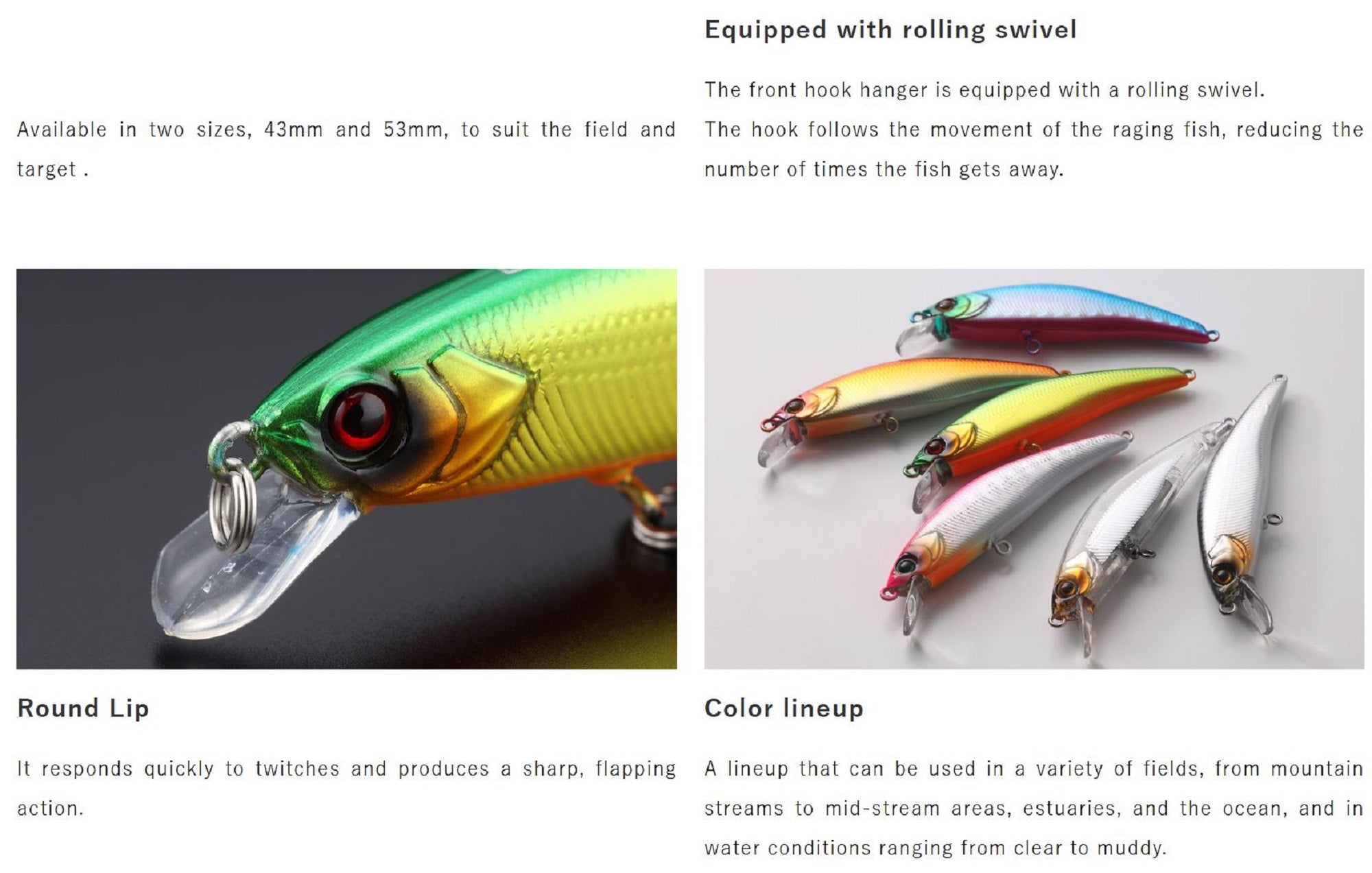 Jackall RGM Tricoroll Ryushin 43 HW Sinking Lure Pink Silver (0888)