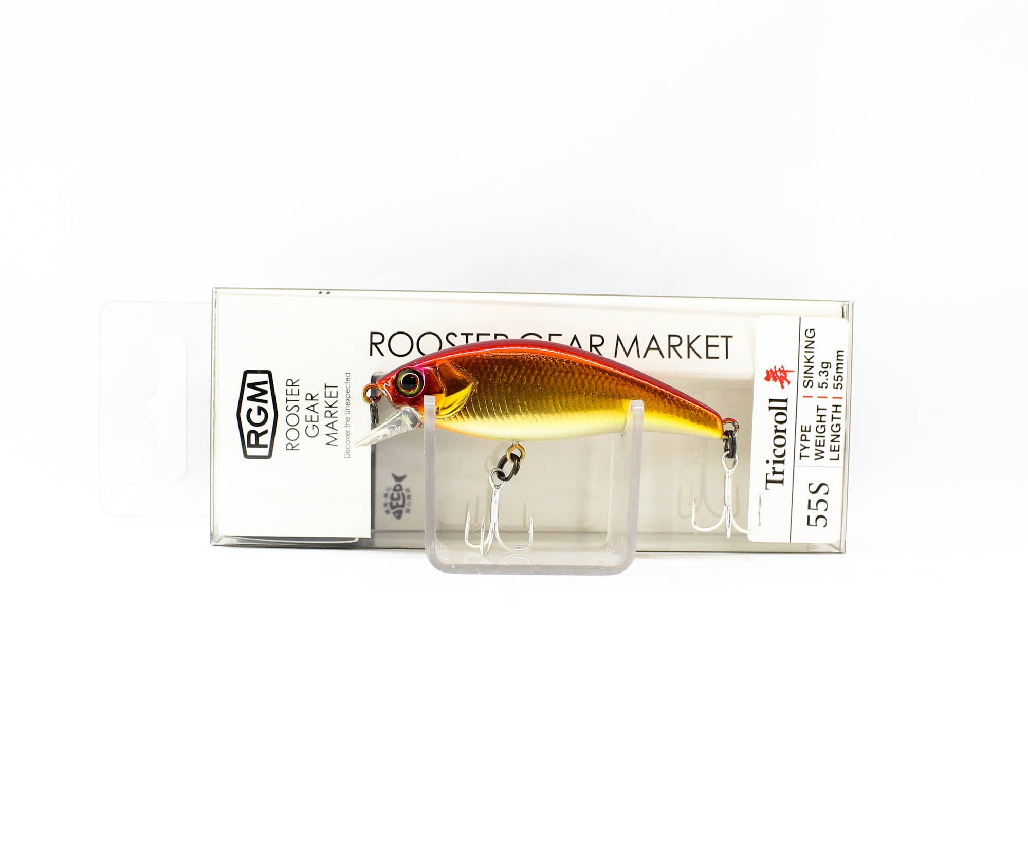 Jackall RGM Tricoroll Mai 55S Sinking Lure Red Gold (0956)