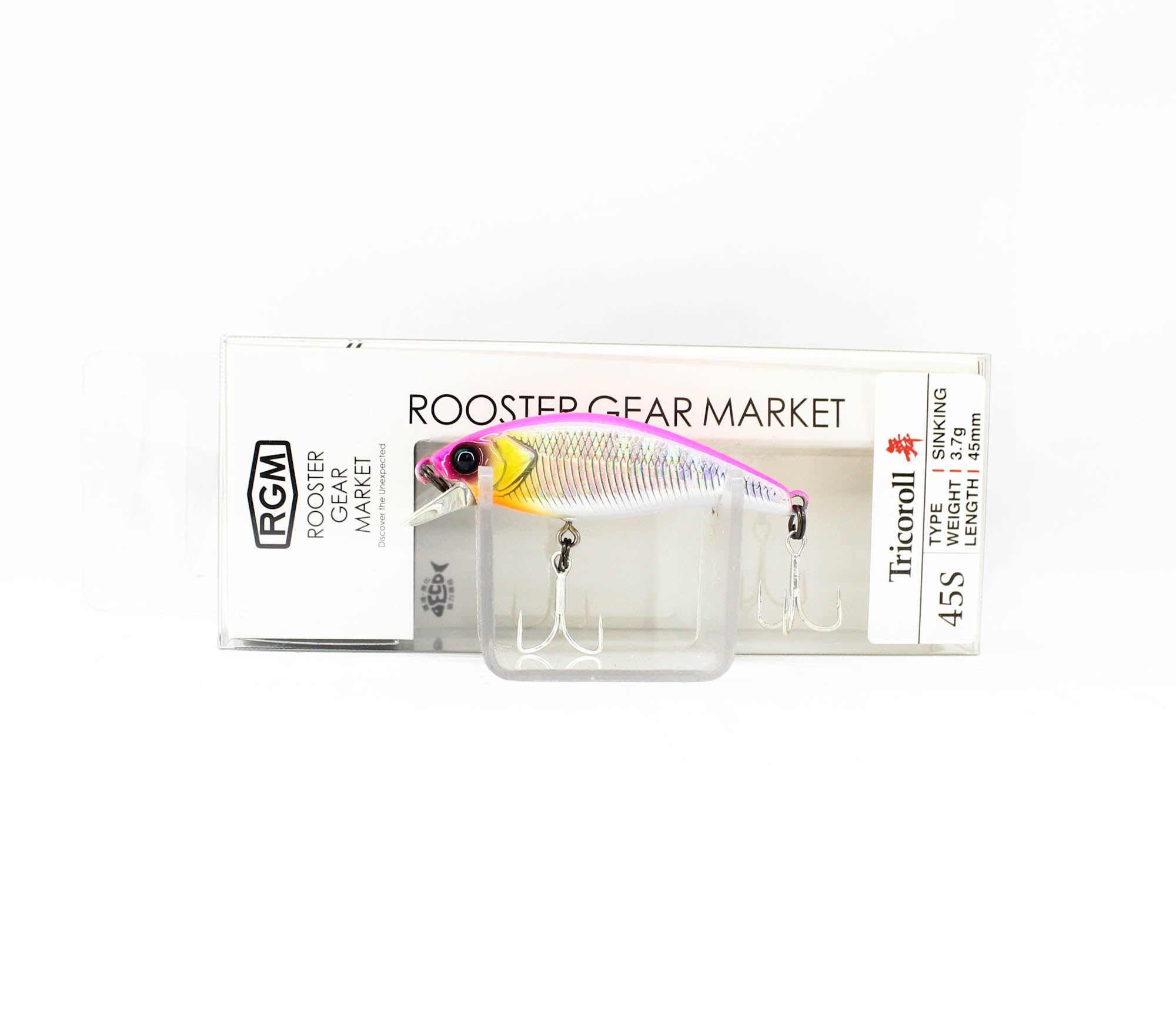 Jackall RGM Tricoroll Mai 45S Sinking Lure Pink Silver (1007)