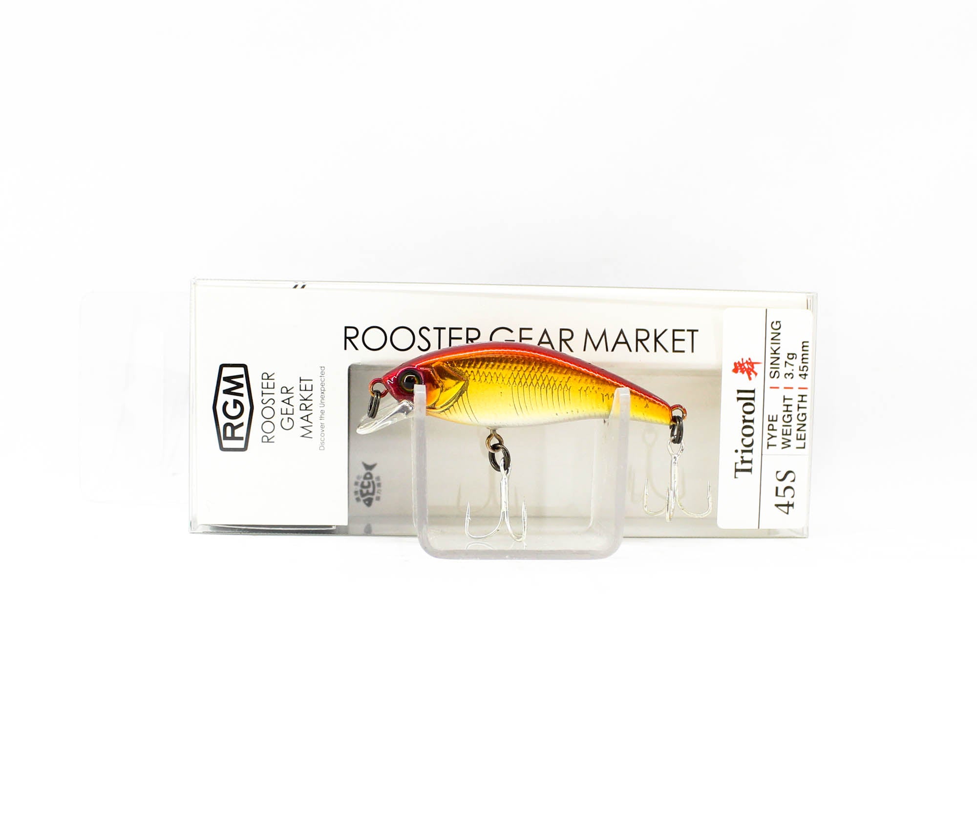 Jackall RGM Tricoroll Mai 45S Sinking Lure Red Gold (1014)