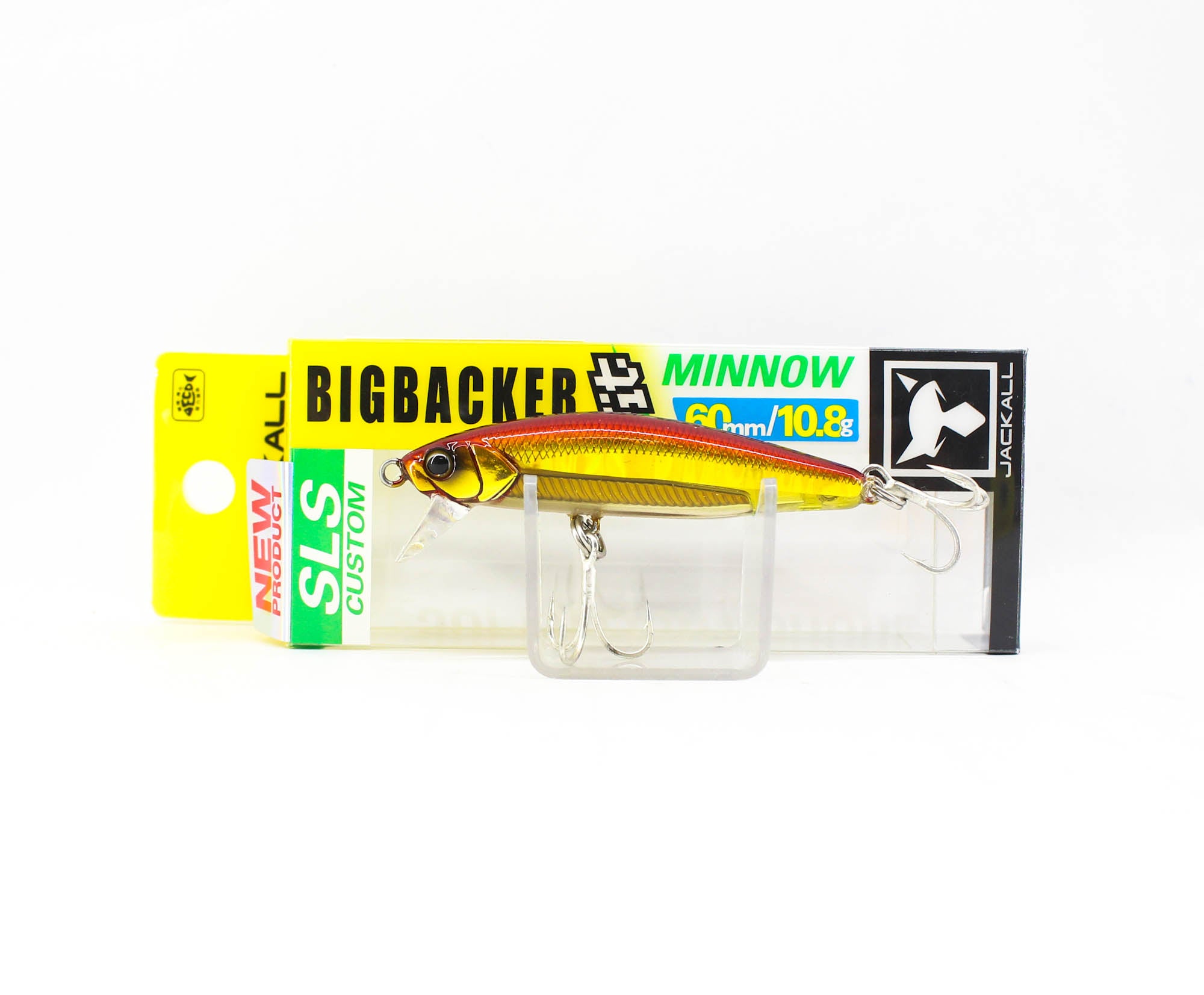 Jackall Big Backer Fit Minnow 60 Sinking Lure 10.8 grams Red Gold (2073)