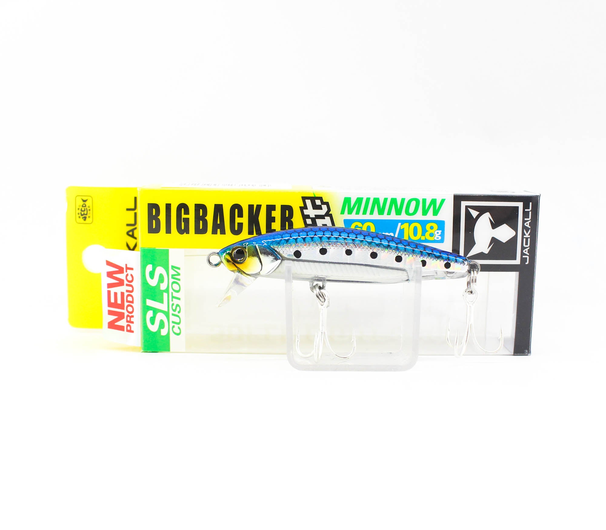 Jackall Big Backer Fit Minnow 60 Sinking Lure 10.8 grams Iwashi (2080)