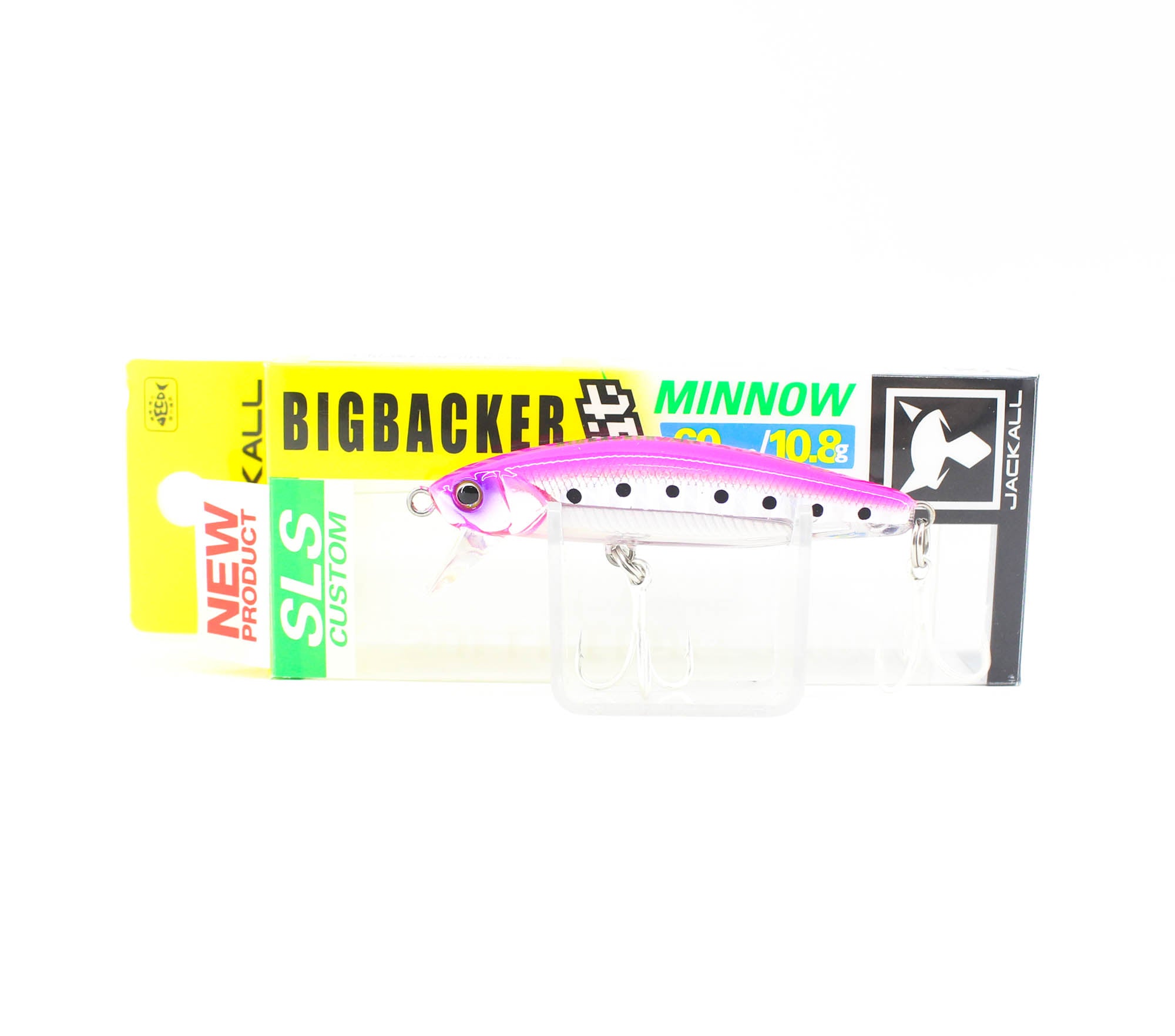 Jackall Big Backer Fit Minnow 60 Sinking Lure 10.8 grams Pink Iwashi (2103)