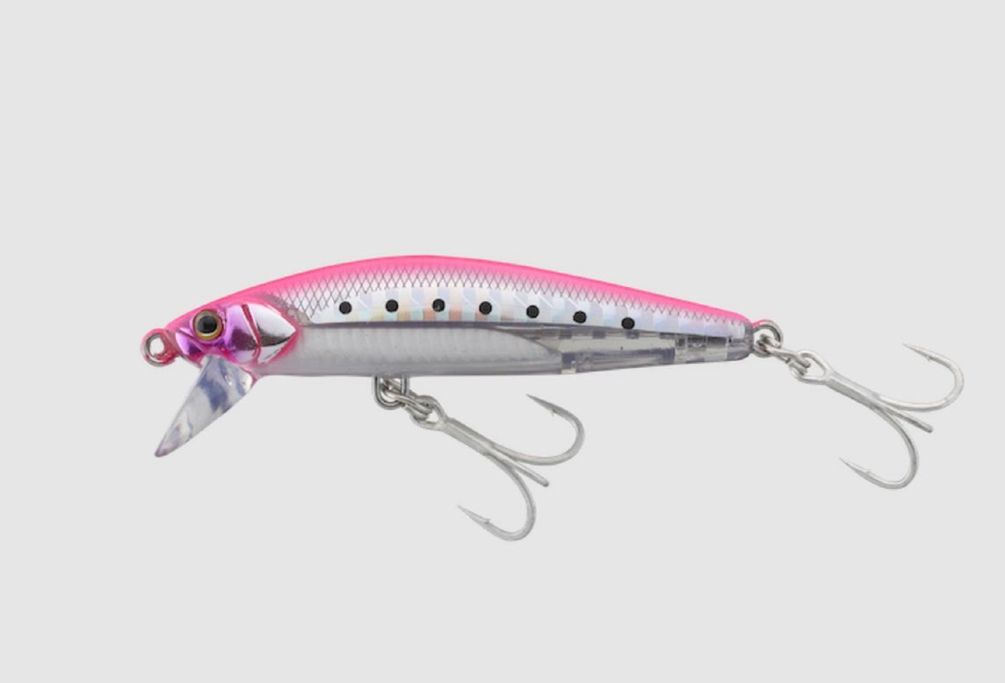 Jackall Big Backer Fit Minnow 60 Sinking Lure 10.8 grams Pink Iwashi (2103)
