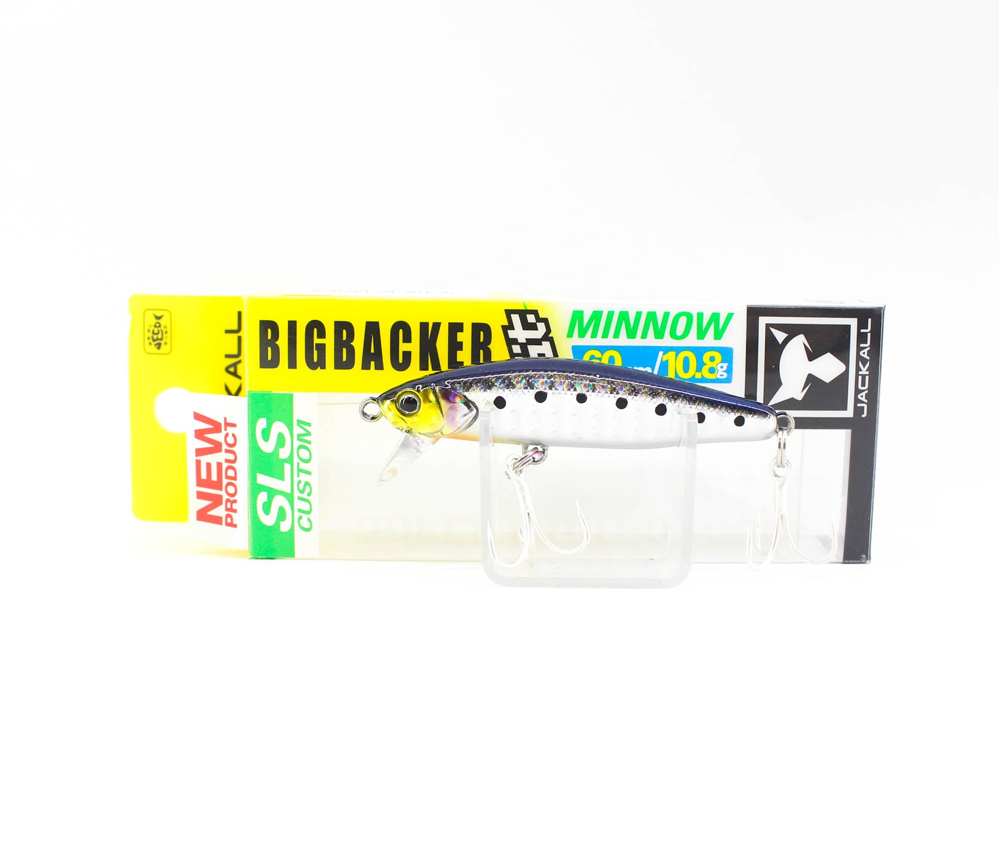 Jackall Big Backer Fit Minnow 60 Sinking Lure 10.8gram Seguro Iwashi (2141)