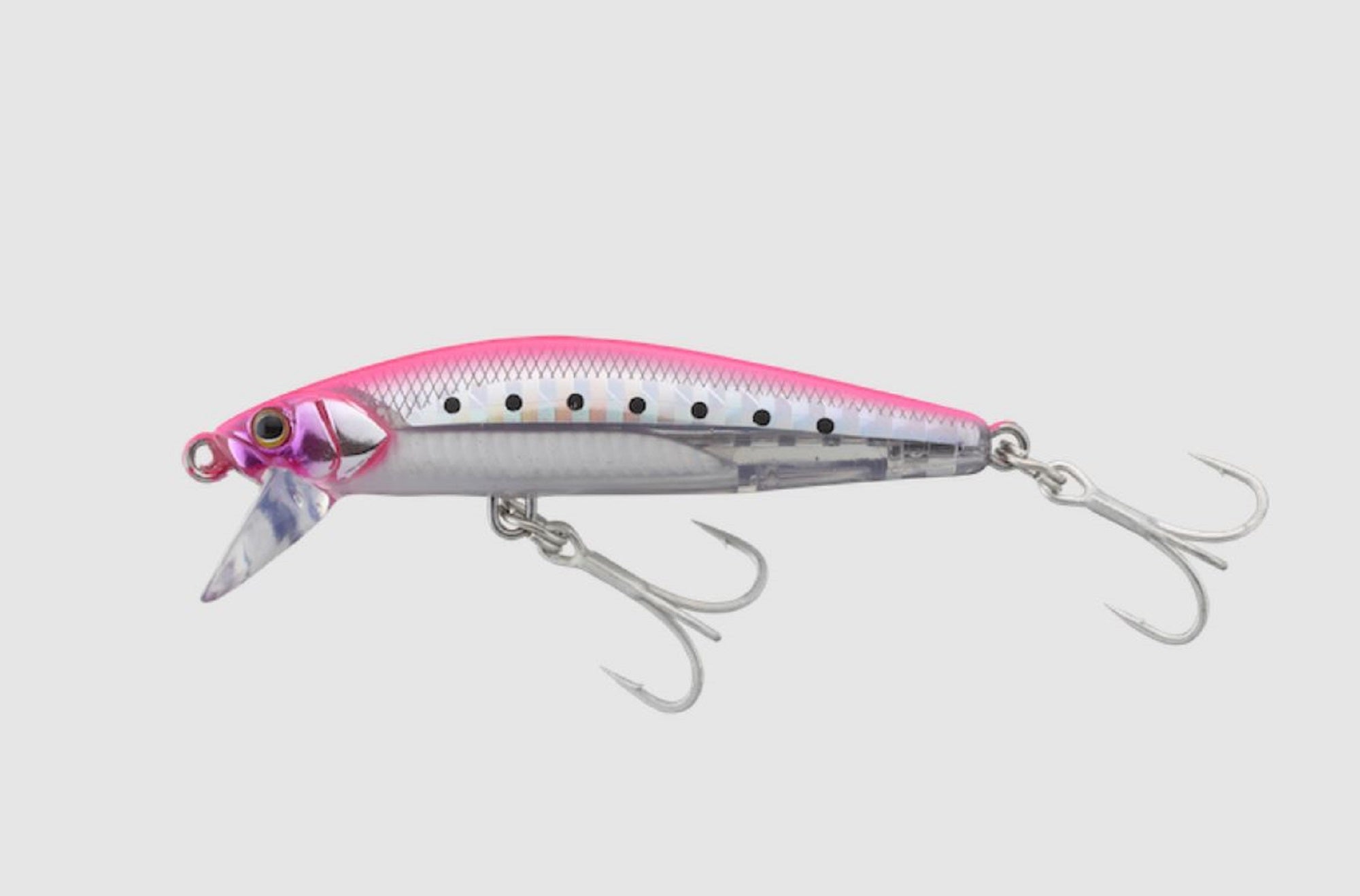 Jackall Big Backer Fit Minnow 70 Sinking Lure 18 grams Pink Iwashi (2189)