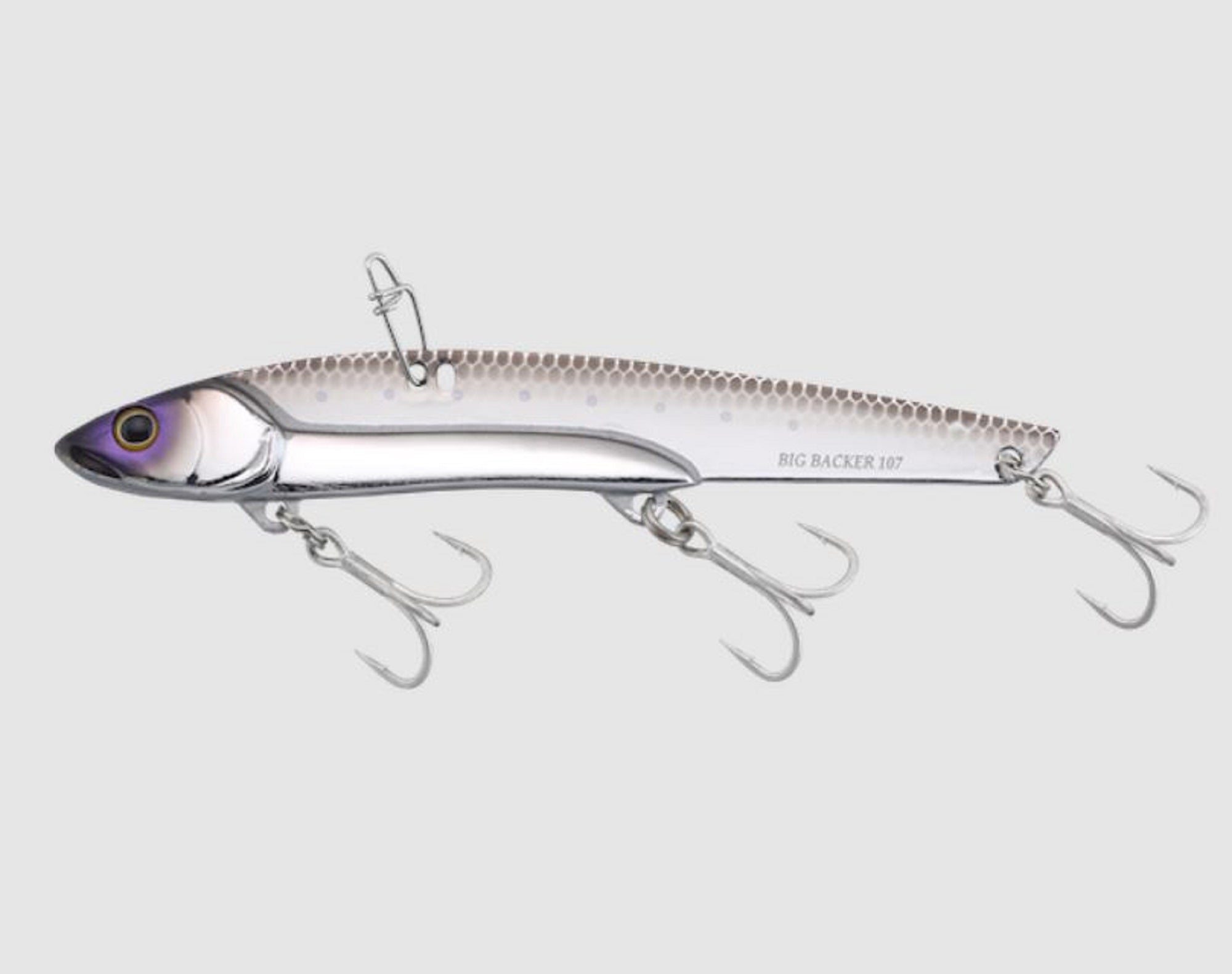 Jackall Big Backer 80 Metal Vibe 25 grams Sinking Lure Cho UV Silver (2844)