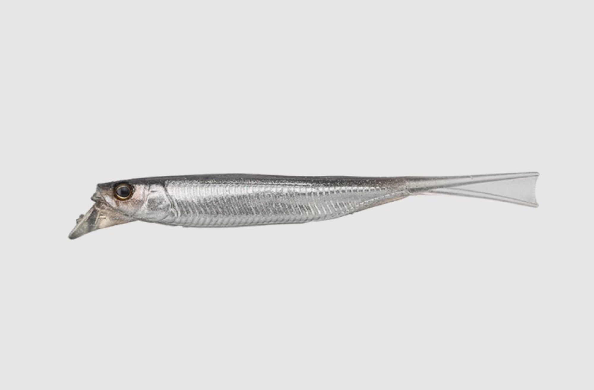 Jackall Soft Lure Drift Fry 4 Inch Silver Powder Shad (3384)