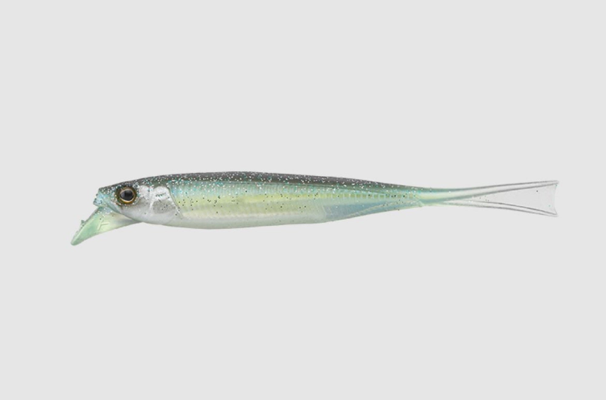 Jackall Soft Lure Drift Fry 4 Inch Dark Thunder Clear Bait (3407)
