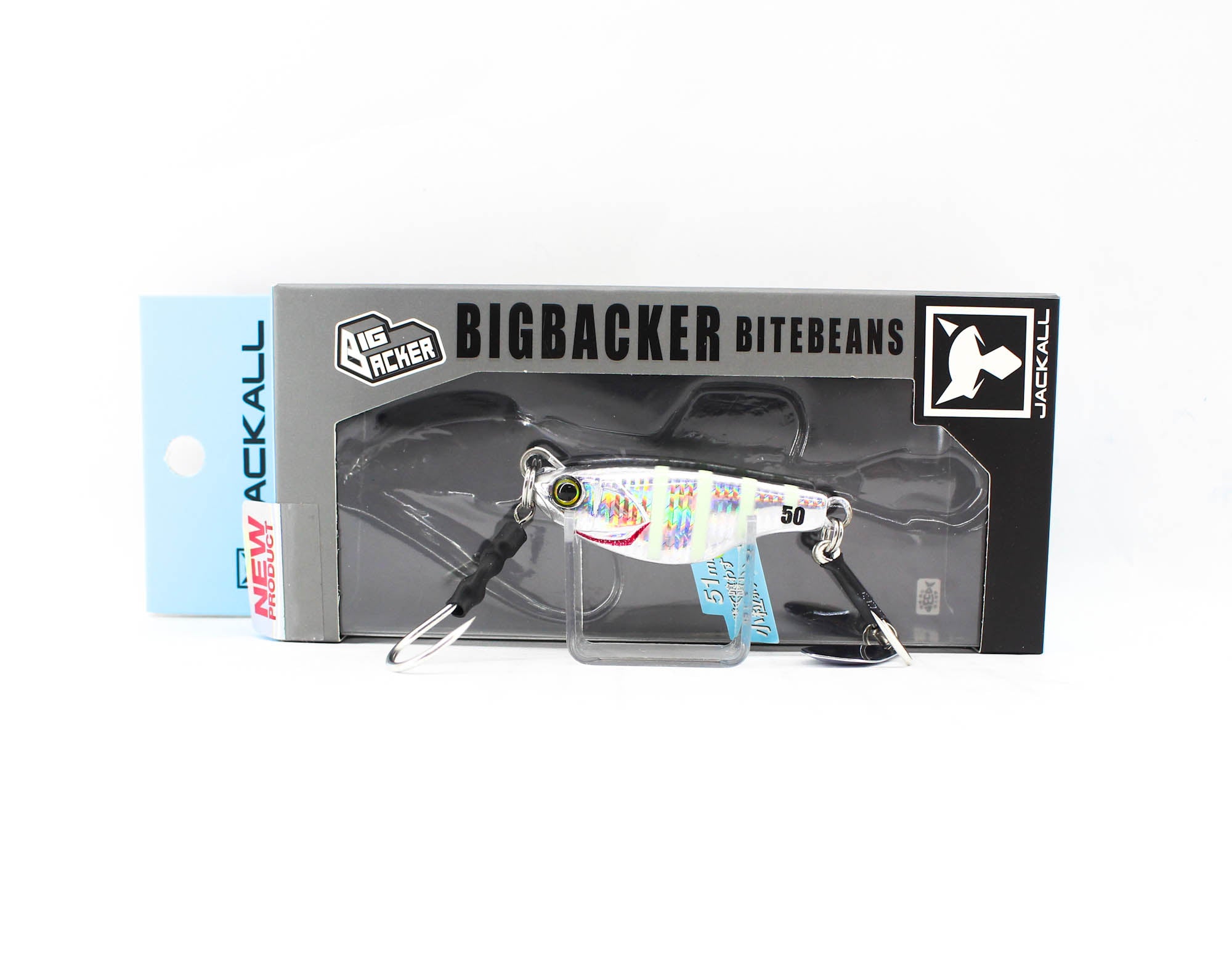 Jackall Metal Jig Big Backer Bite Beans 50 gram Glow Stripe (4053)