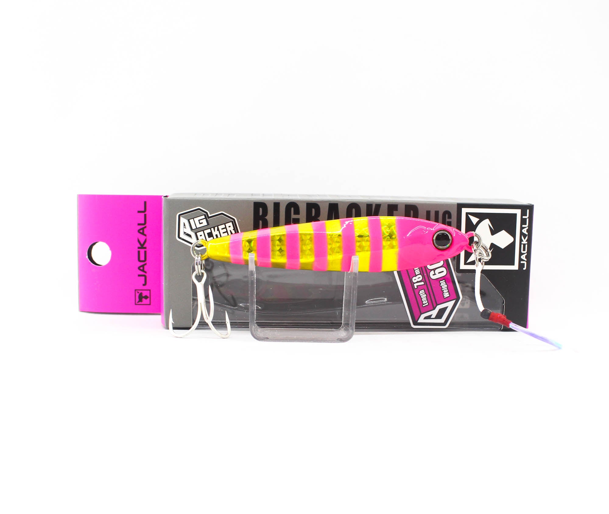 Jackall Metal Jig Big Backer 60 grams Cho Hirame Stripe (4268)
