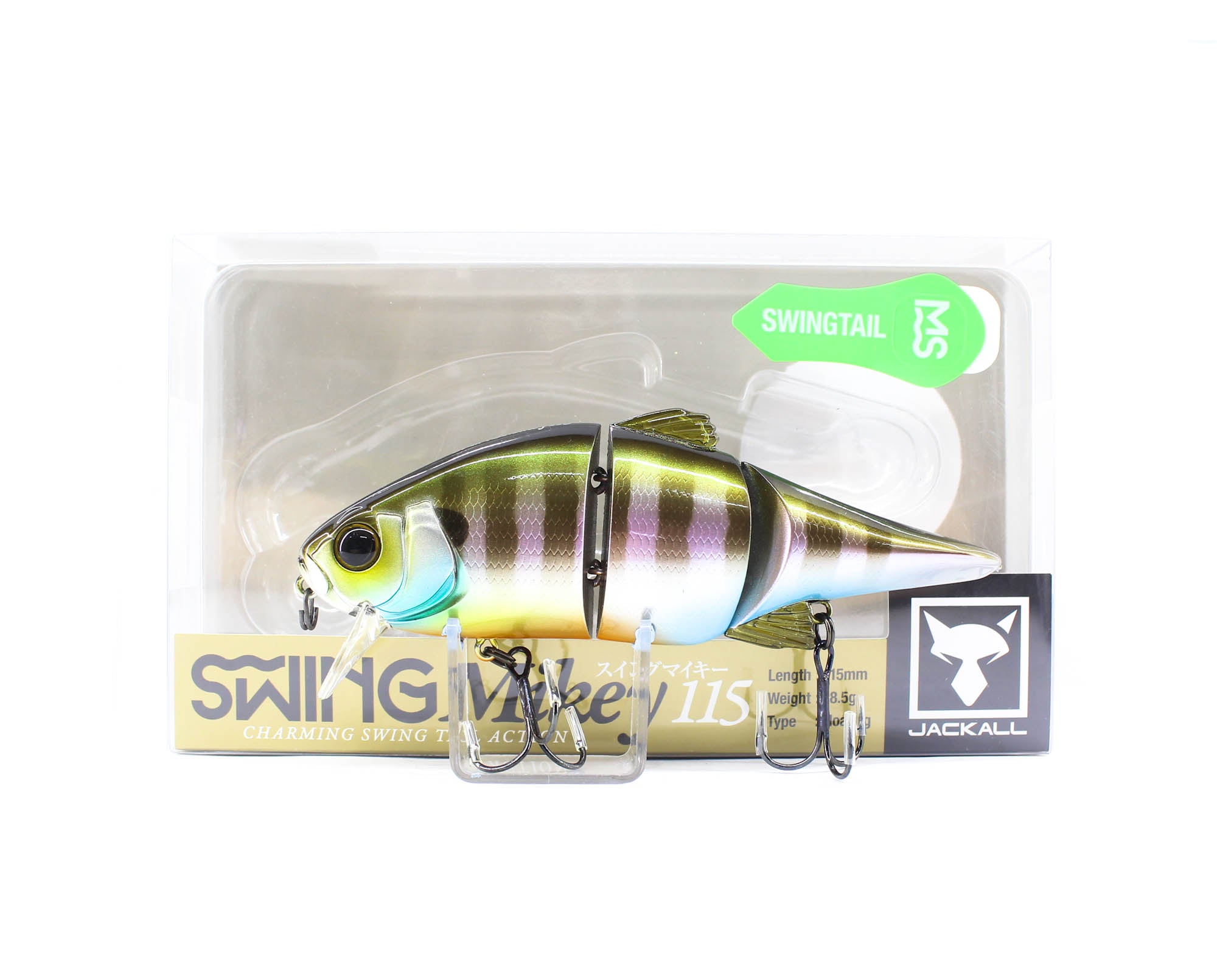 Jackall Mikey Swing 115 Floating Lure Natural Gill (4510)