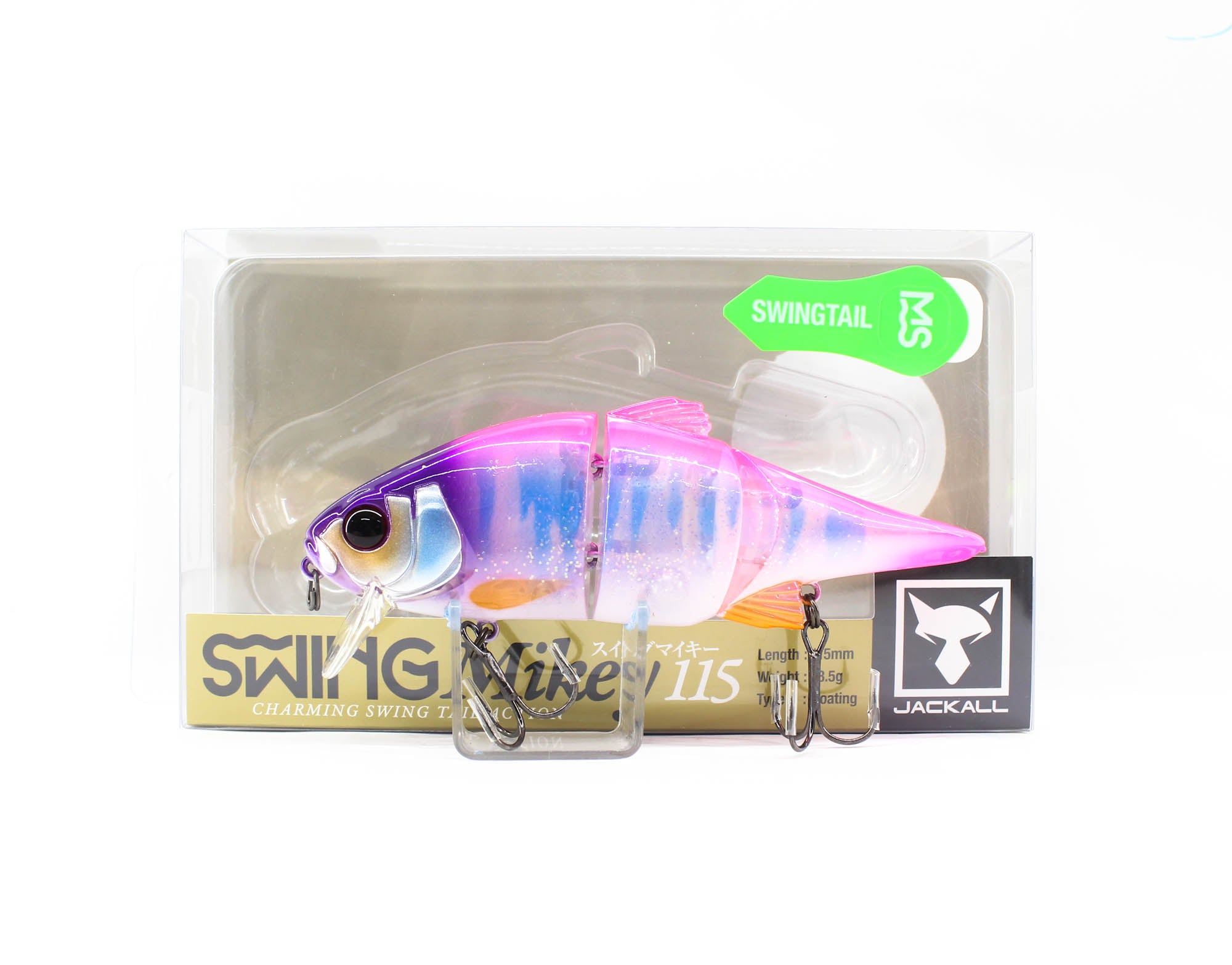 Jackall Mikey Swing 115 Floating Lure Pink Back Oikawa (4527)
