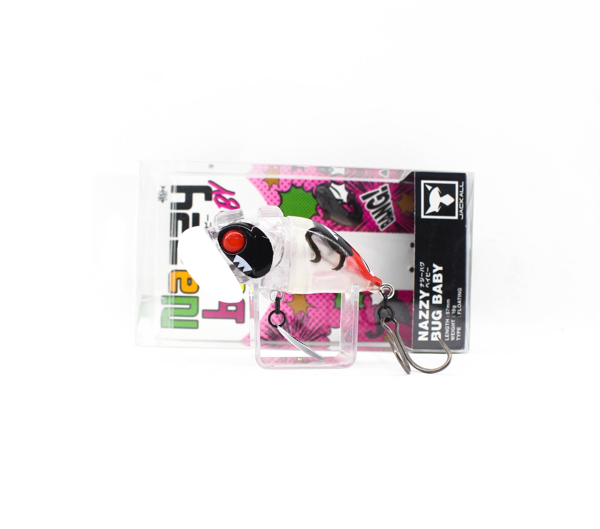 Jackall Nazzy Bug Baby 57 mm 16 grams Floating Lure Clear Nazzy (5968)