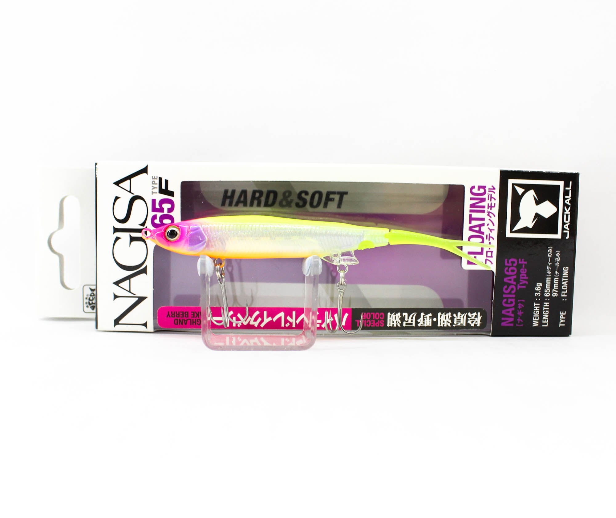 Jackall Nagisa 65F Floating Lure Pinky Chart Crown (7313)