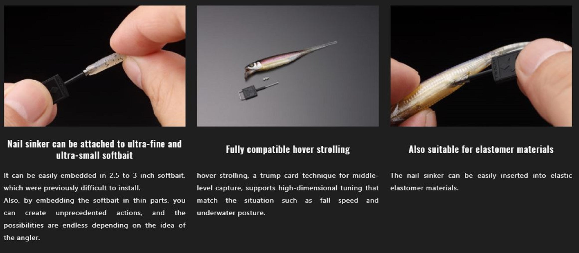 Jackall Through Nail Micro Sinker 0.1 grams 15 Pcs Per Pack (7450)