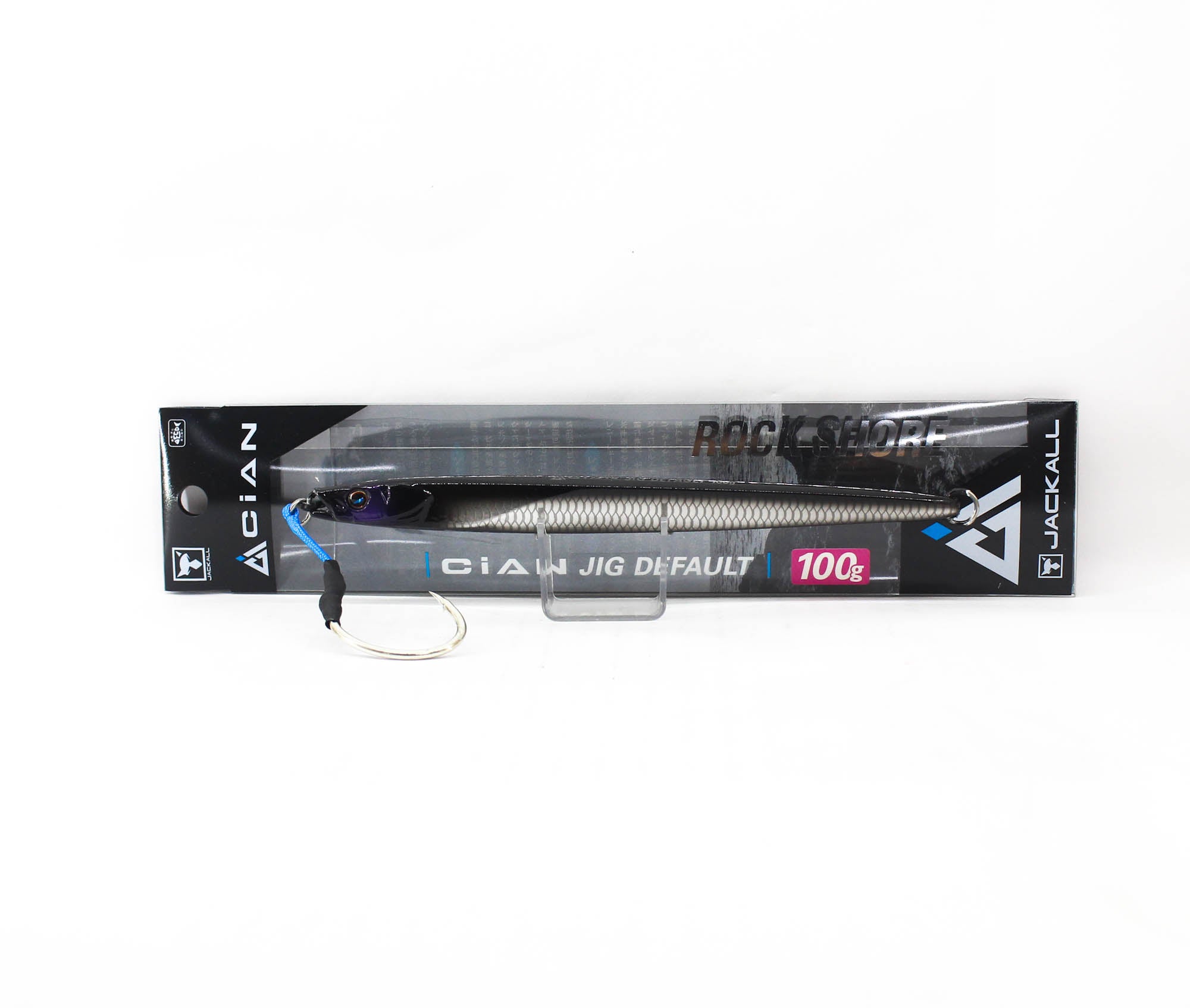 Jackall Metal Jig Cian Default 100 grams Hirasu Black (7931)