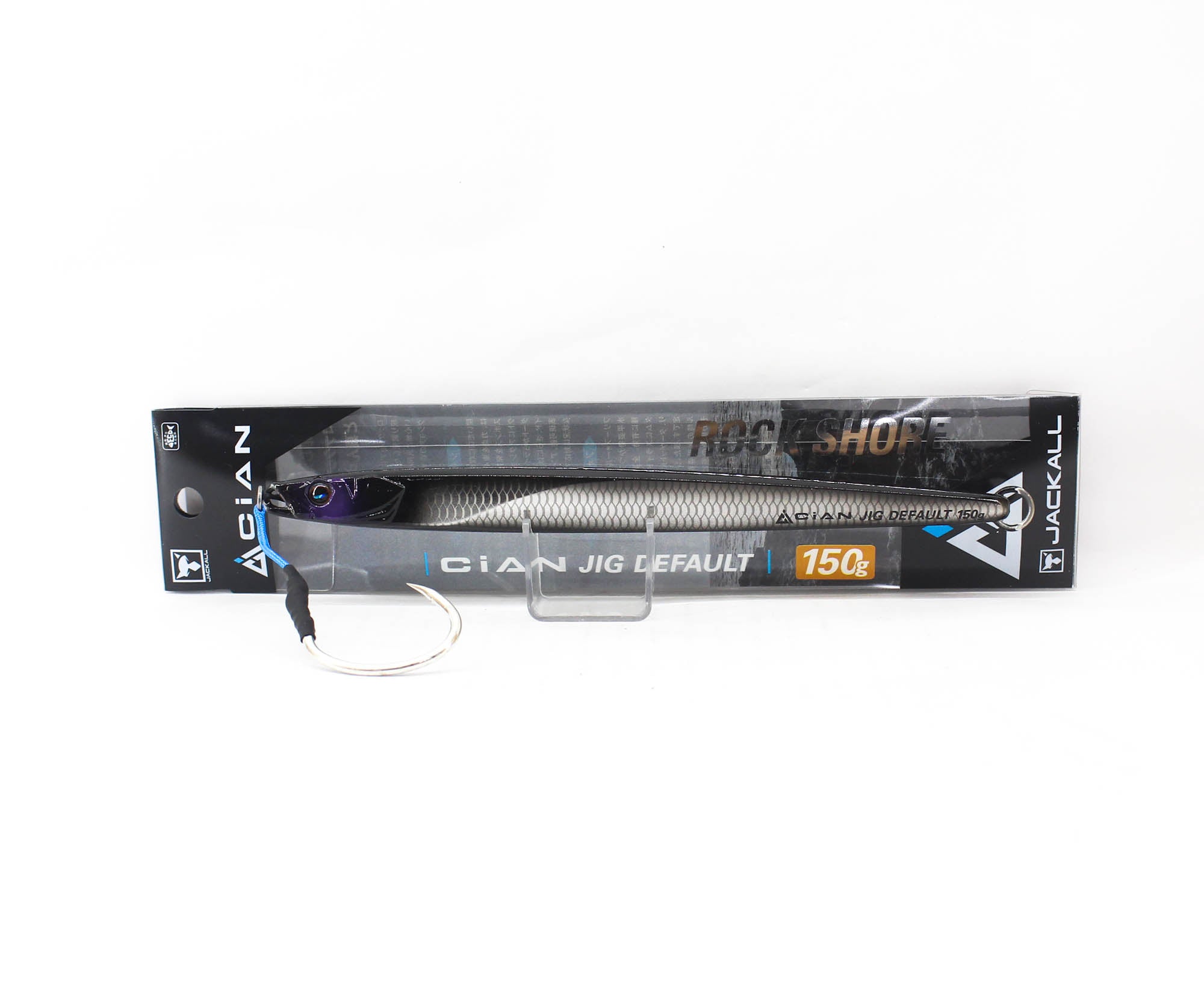 Jackall Metal Jig Cian Default 150 grams Hirasu Black (8174)
