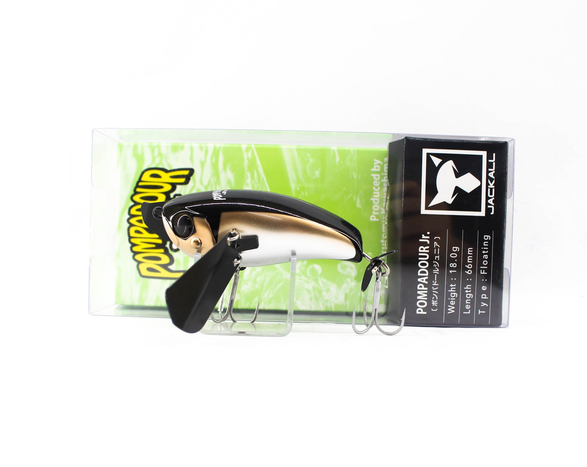 Jackall Pompadour Jr 66 mm 18 grams Floating Lure Brown Shadow (8389)