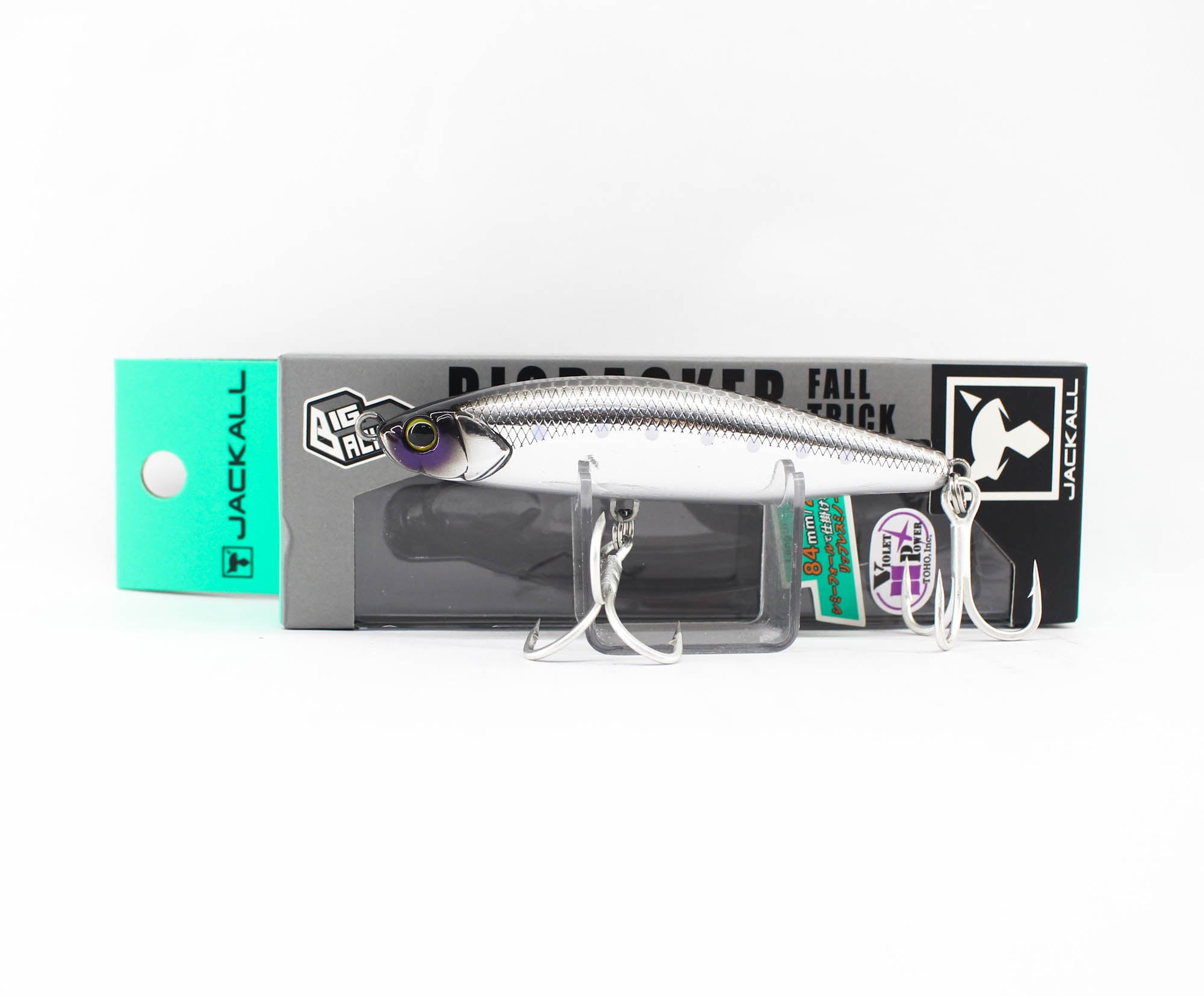 Sale Jackall Big Backer Fall Trick 84 Pencil Sinking Lure UV Silver (8624)