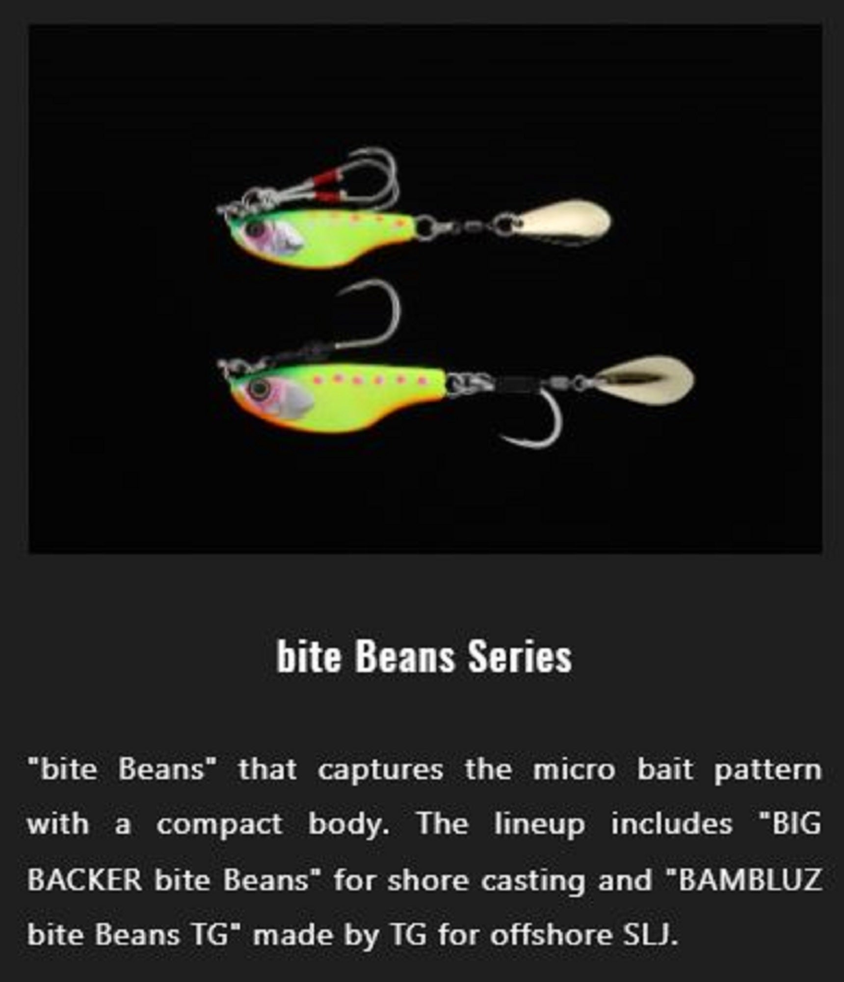 Jackall Metal Jig Big Backer Bite Beans TG Tungsten 60 gram S Candy (9300)