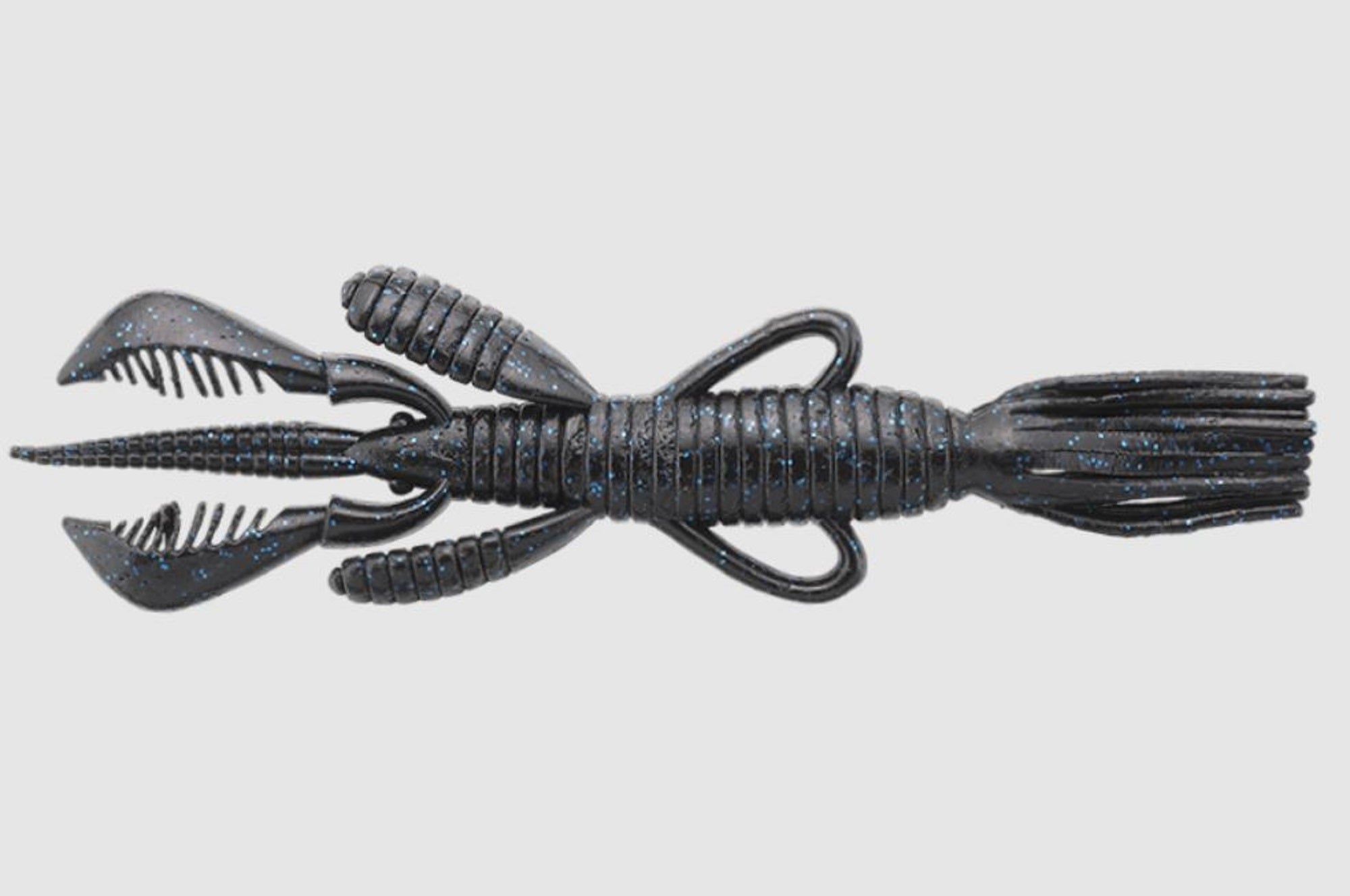 Jackall Soft Lure Pine Shrimp AR Custom 3.5 Inch Black Blue Flake (9416)