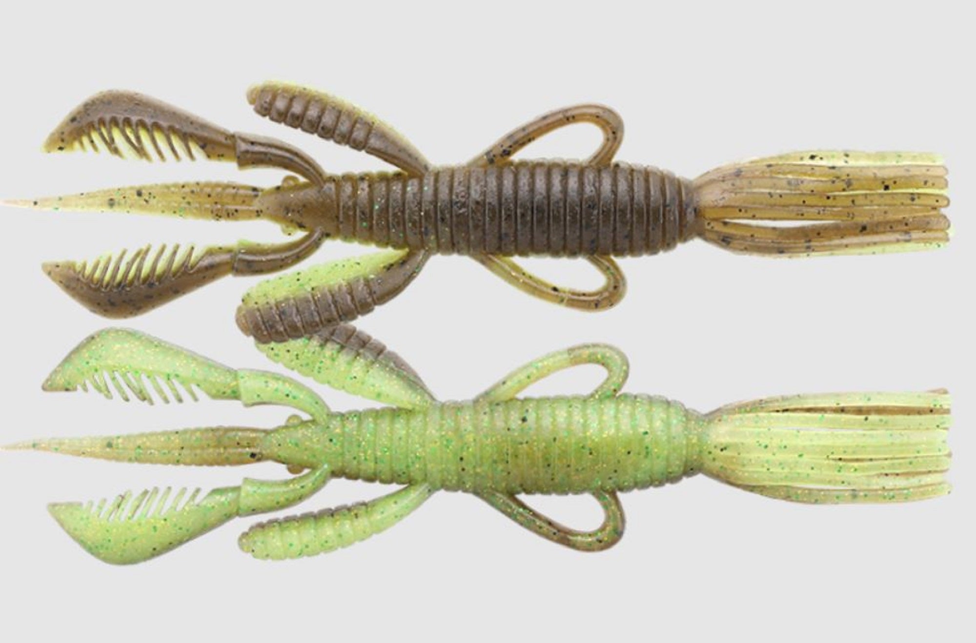 Jackall Soft Lure Pine Shrimp AR Custom 4.5 Inch Green Pumpkin Chart (9447)