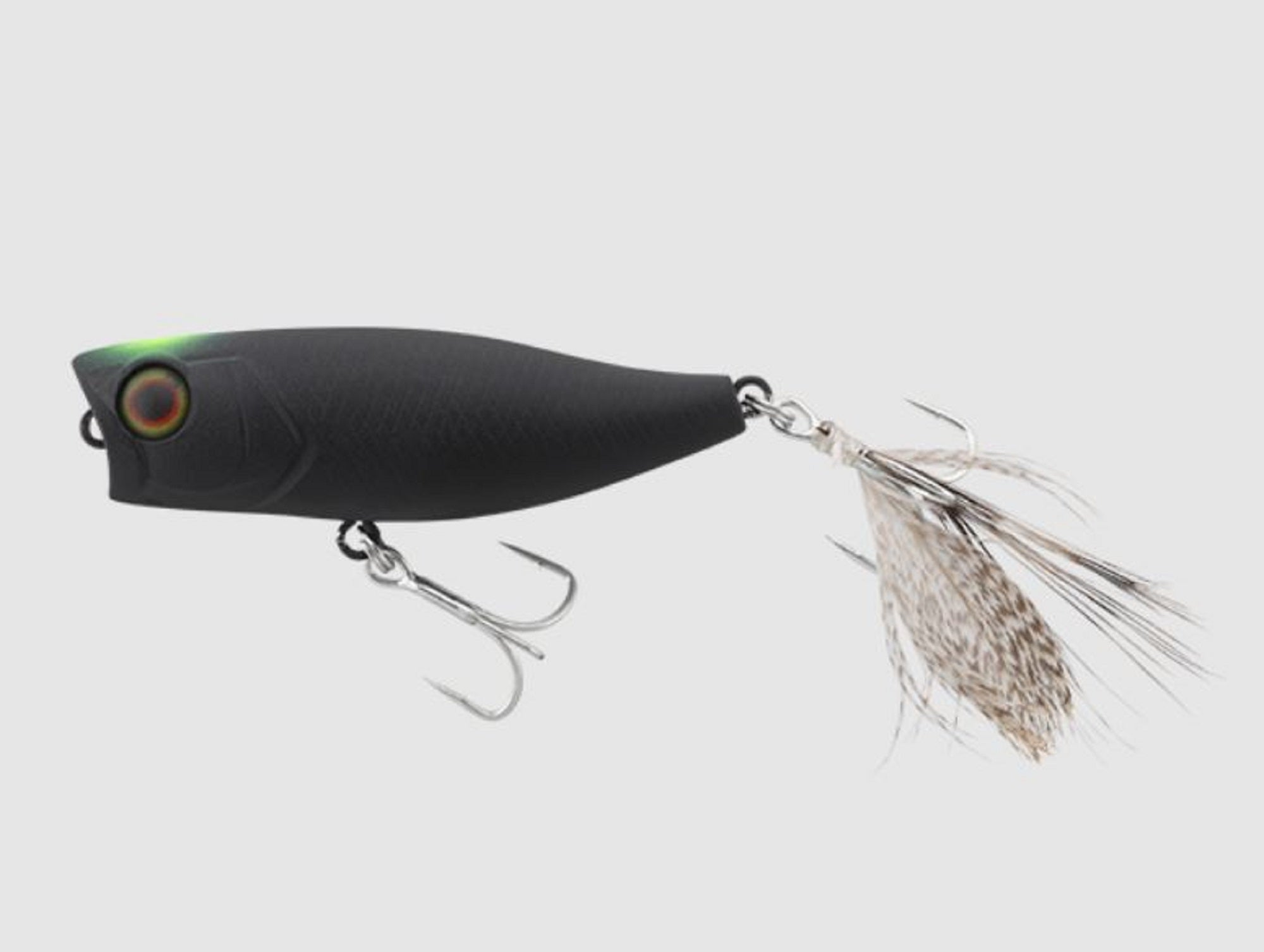 Jackall Chubby Popper 42 Floating Lure Sight Mat Black (0115)