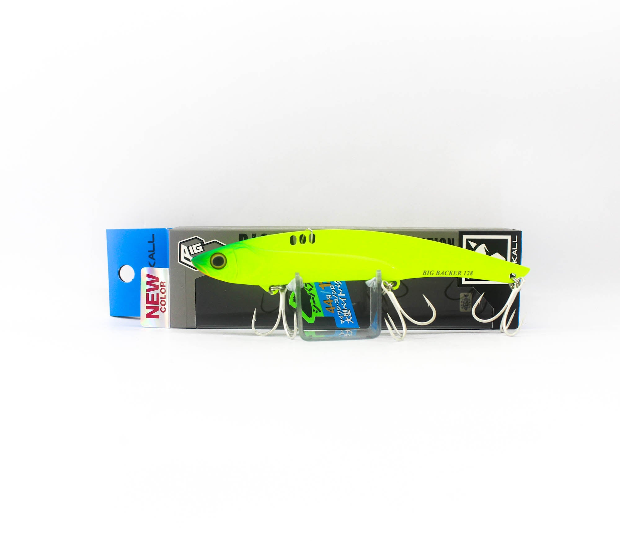 Jackall Big Backer 128 Metal Vibe 44g Sinking Lure Super Chartreuse (0177)