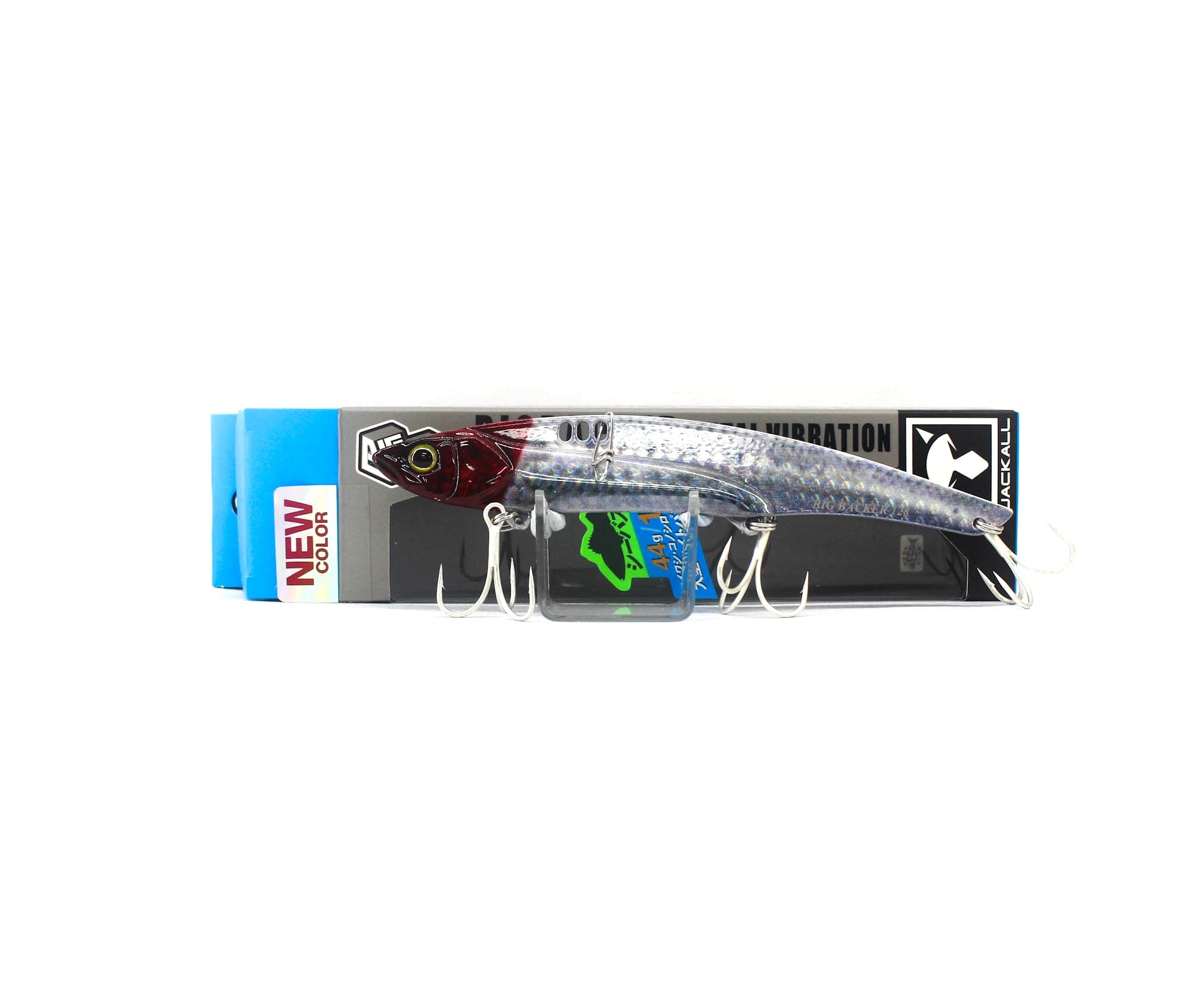 Jackall Big Backer 128 Metal Vibe 44g Sinking Lure Cho Real Red Head (0207)