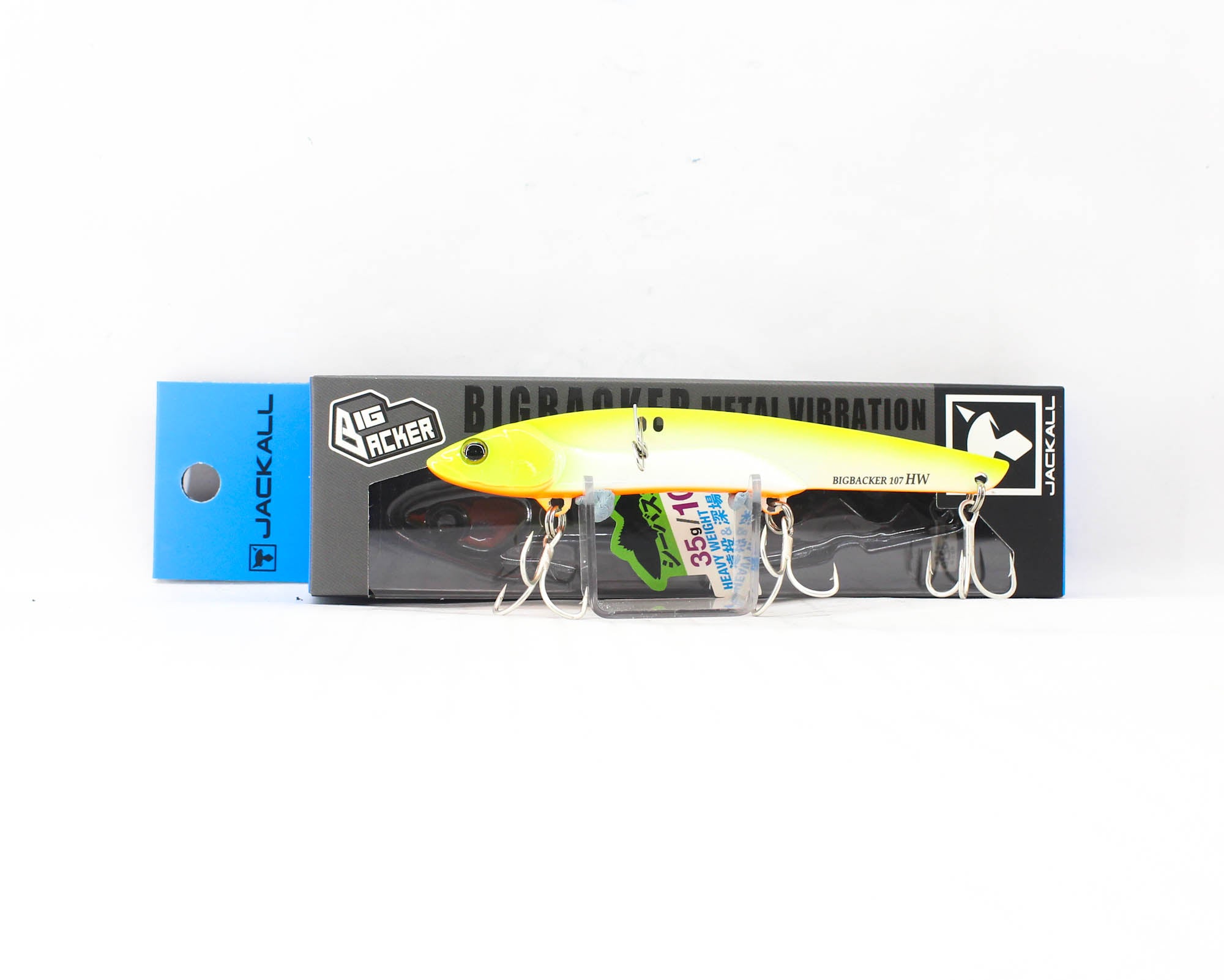Jackall Big Backer 107 HW Metal Vibe 35gram Sinking Lure Chart Pearl (0306)