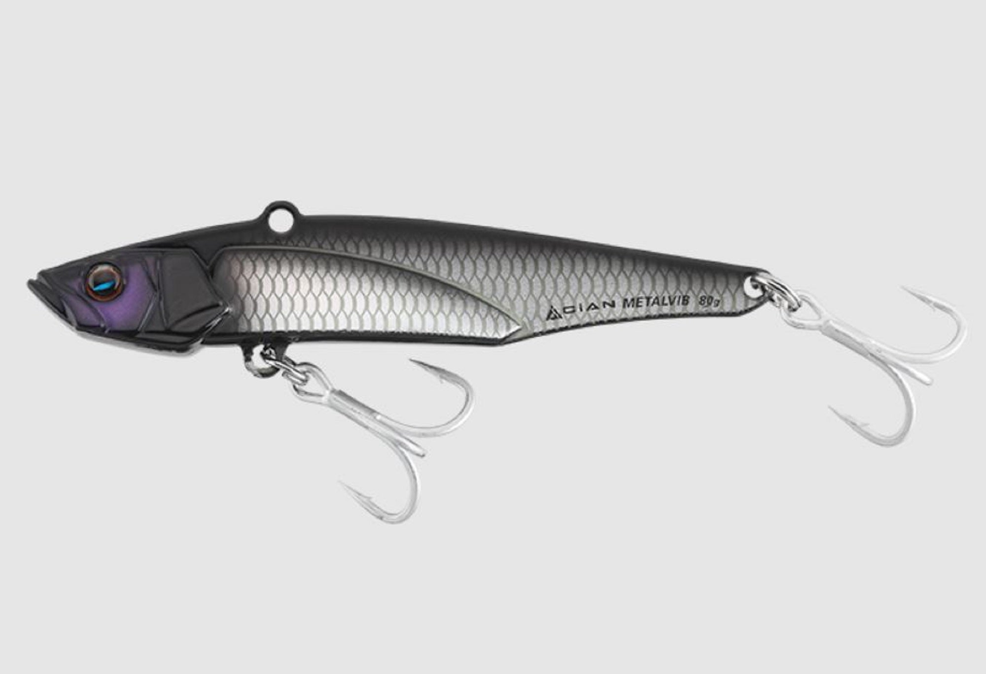 Jackall Cian Metal Vib 80 grams Sinking Lure Hirasu Black (0535)