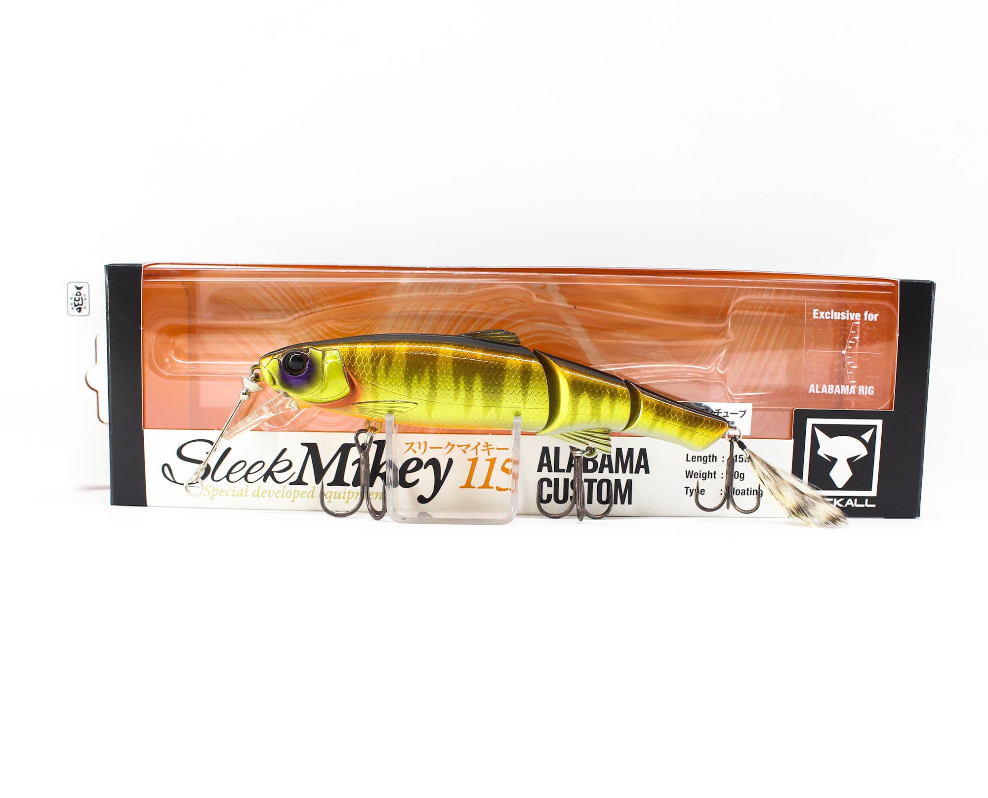 Jackall Mikey Sleek 115 Alabama Floating Lure Gold Flashing Oikawa (1839)