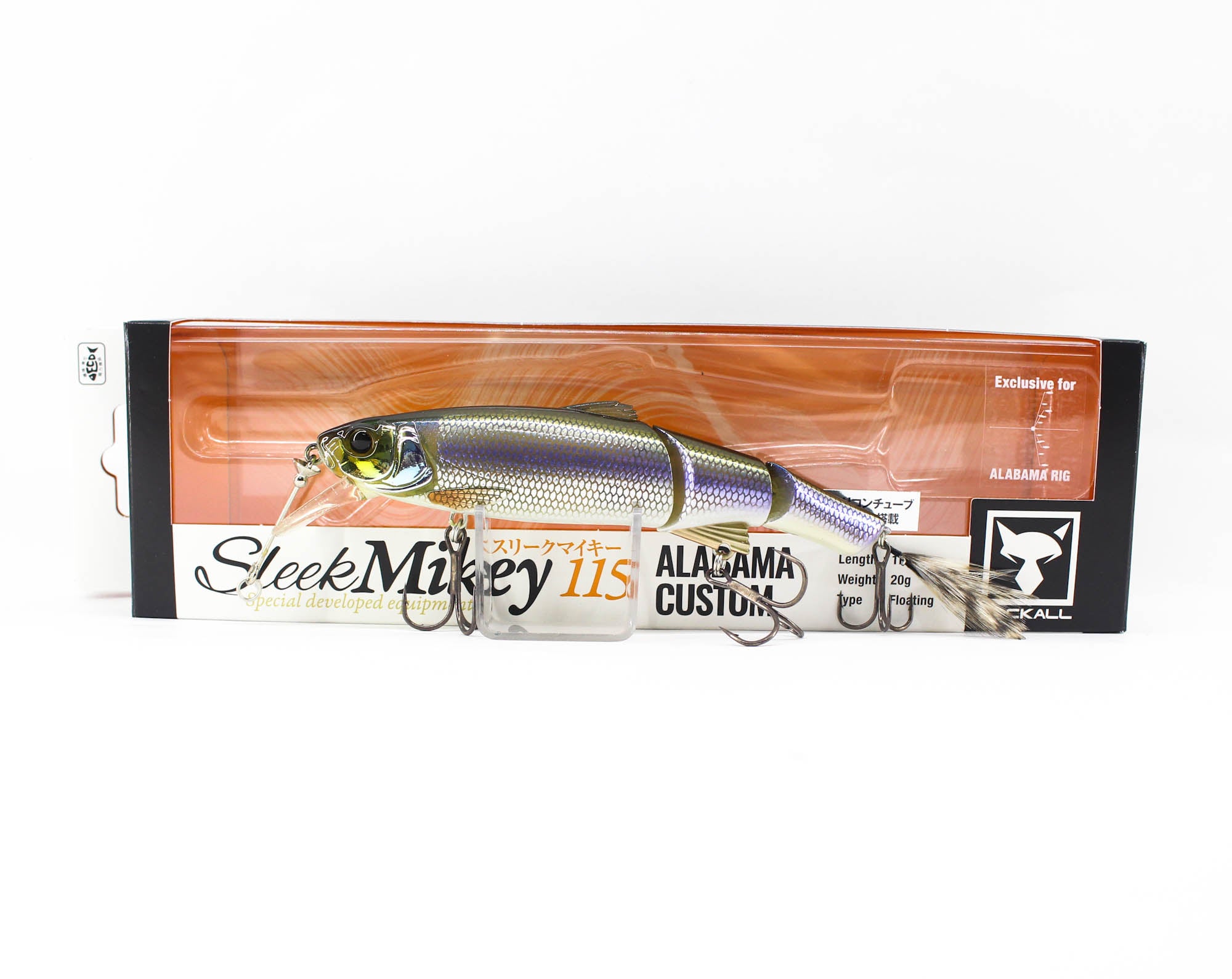 Jackall Mikey Sleek 115 Alabama Custom Floating Lure HL Japan Shad (1846)