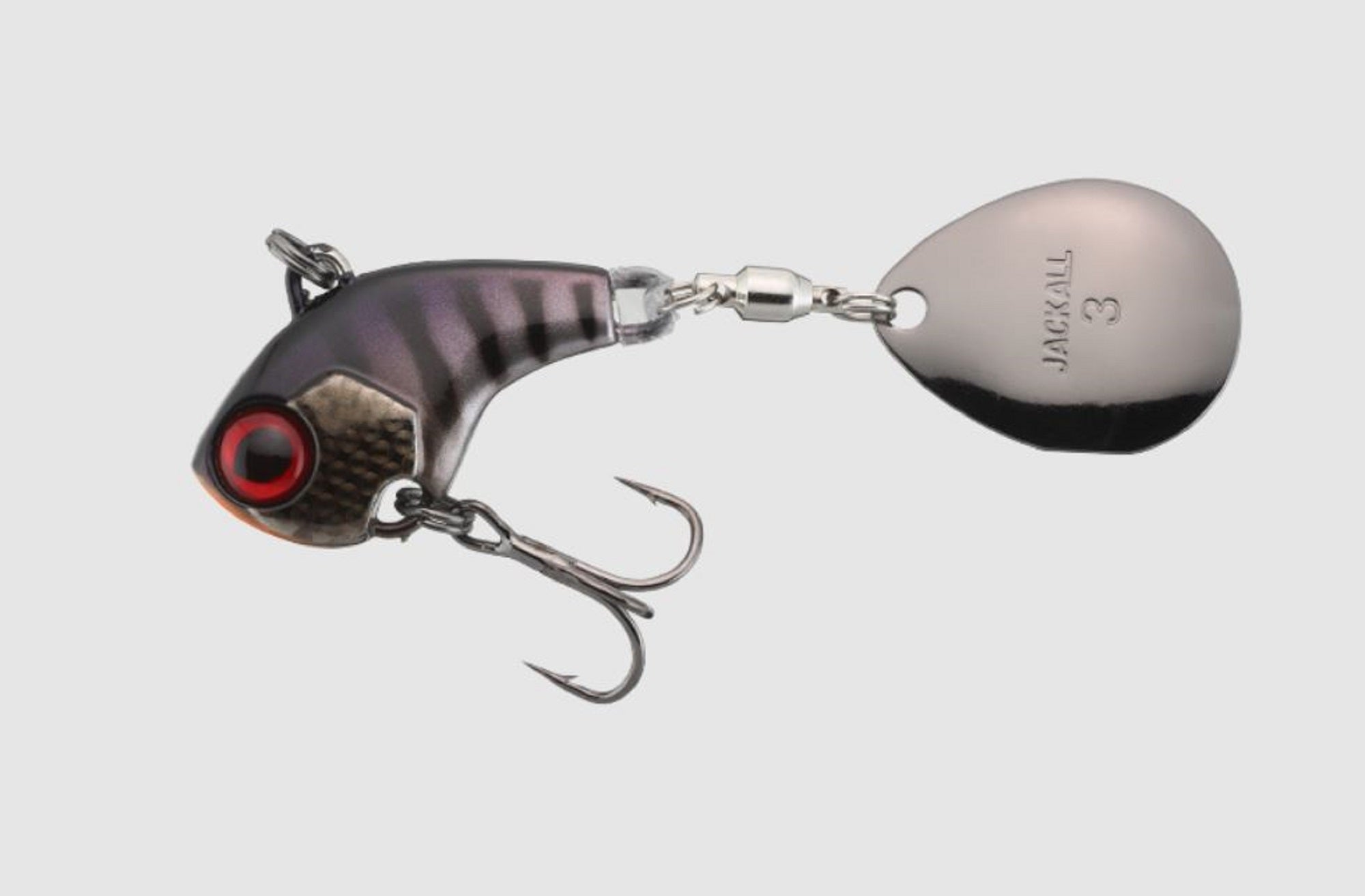 Jackall Deracoup 1/4 oz Spin Tail Sinking Lure Muddy Black (1884)