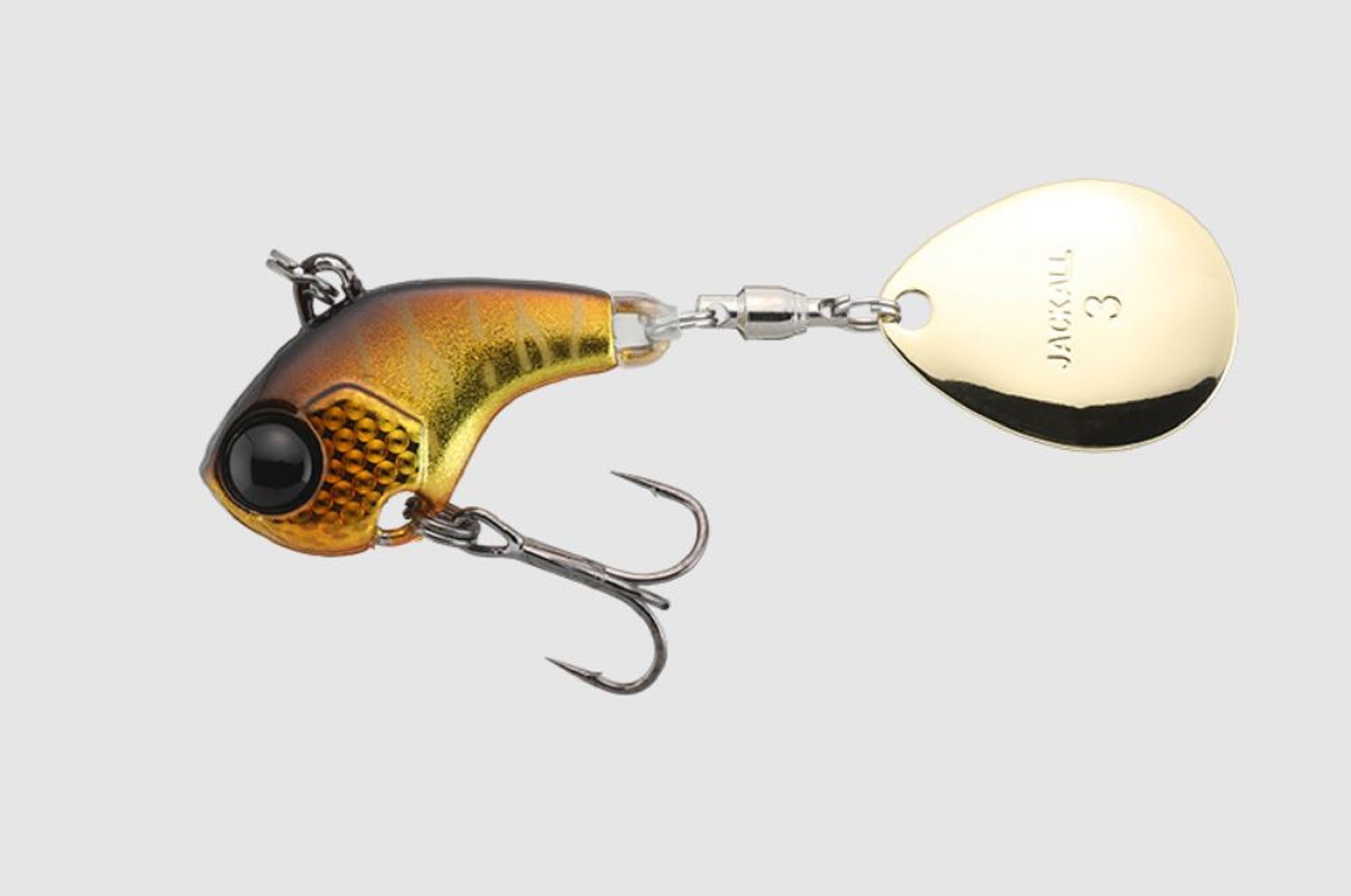 Jackall Deracoup 1/4 oz Spin Tail Sinking Lure Gold Black (1914)