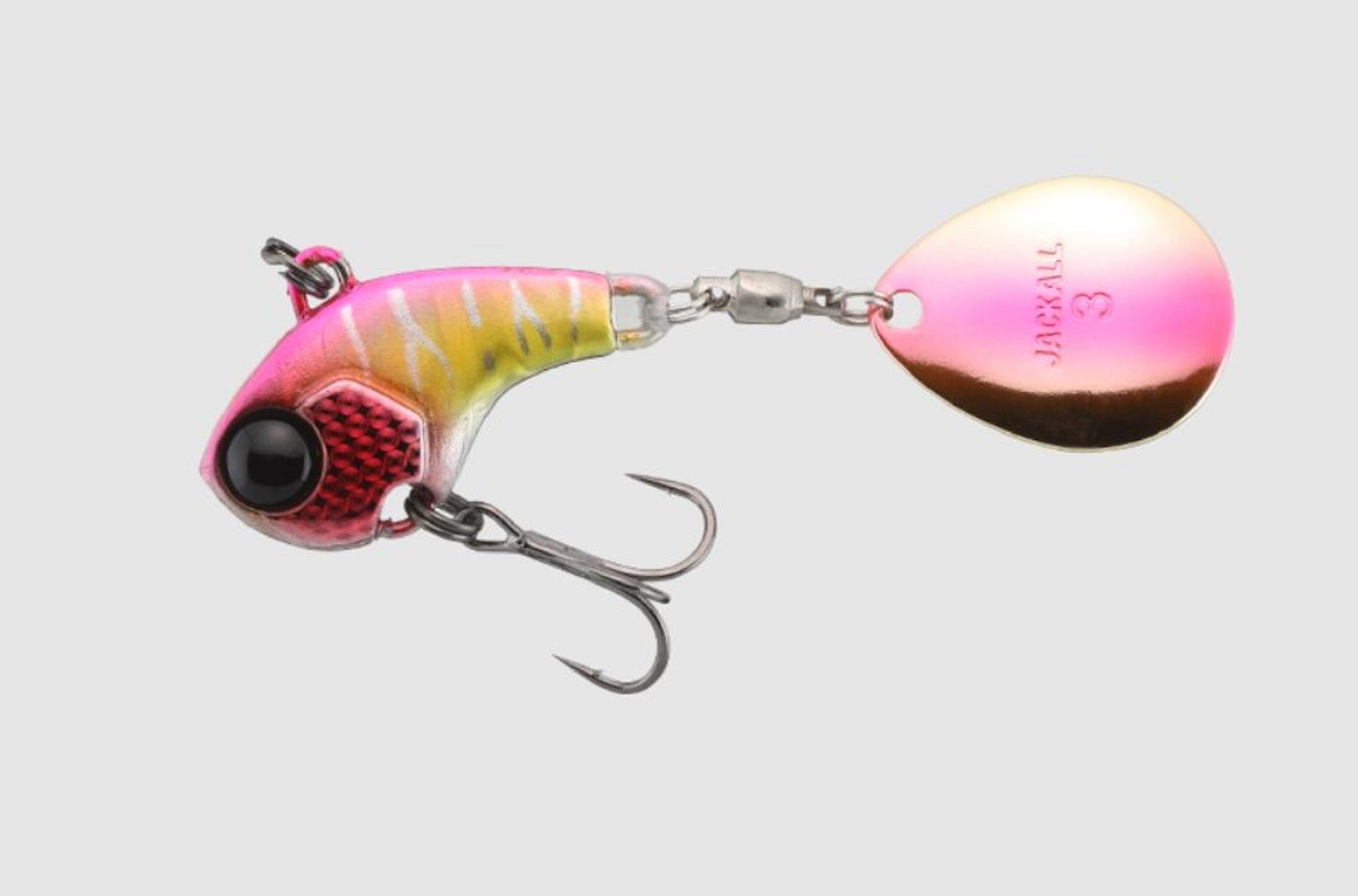 Jackall Deracoup 1/4 oz Spin Tail Sinking Lure Pink Back Crown (1938)
