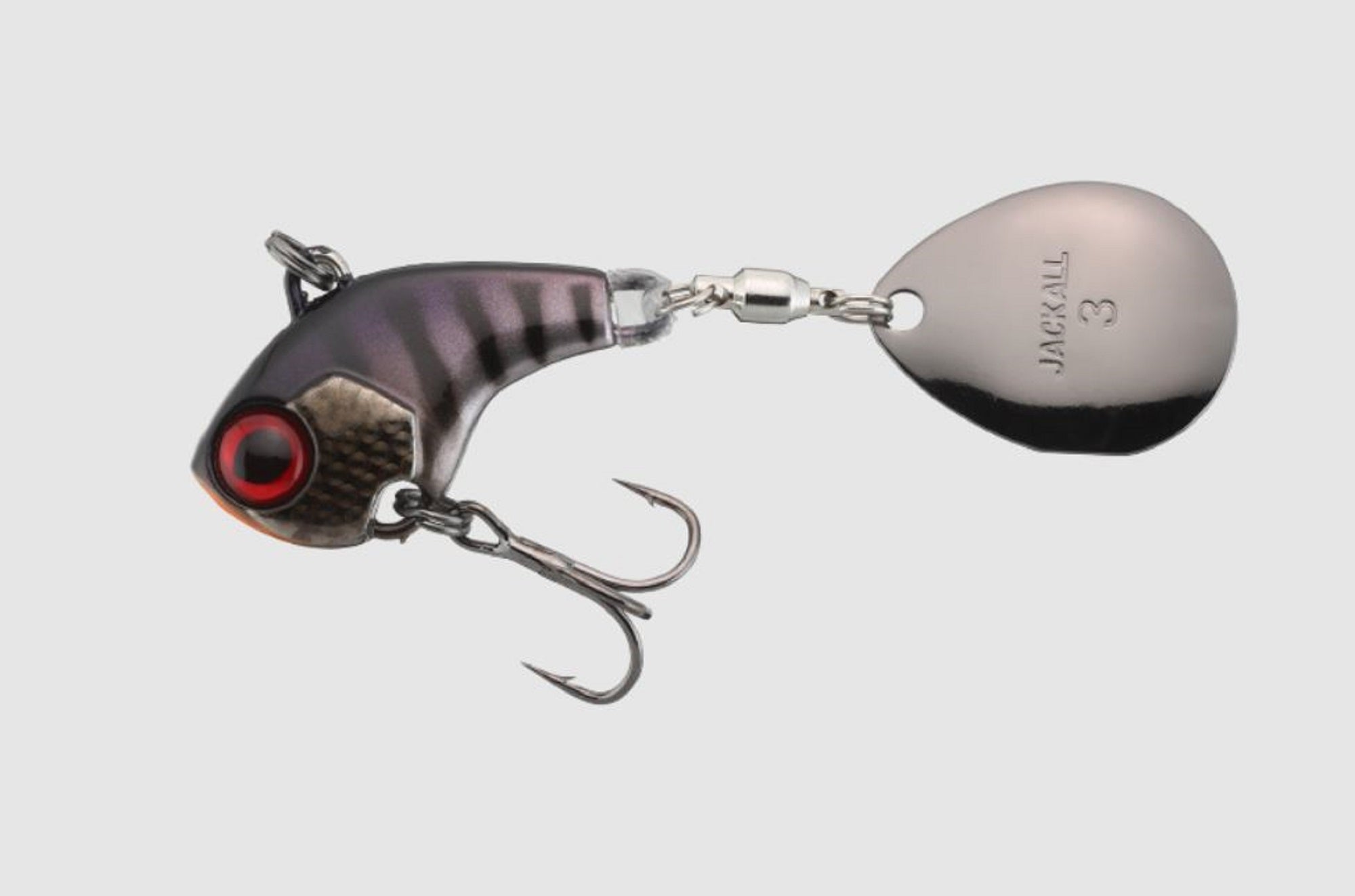 Jackall Deracoup 3/8 oz Spin Tail Sinking Lure Muddy Black (1969)